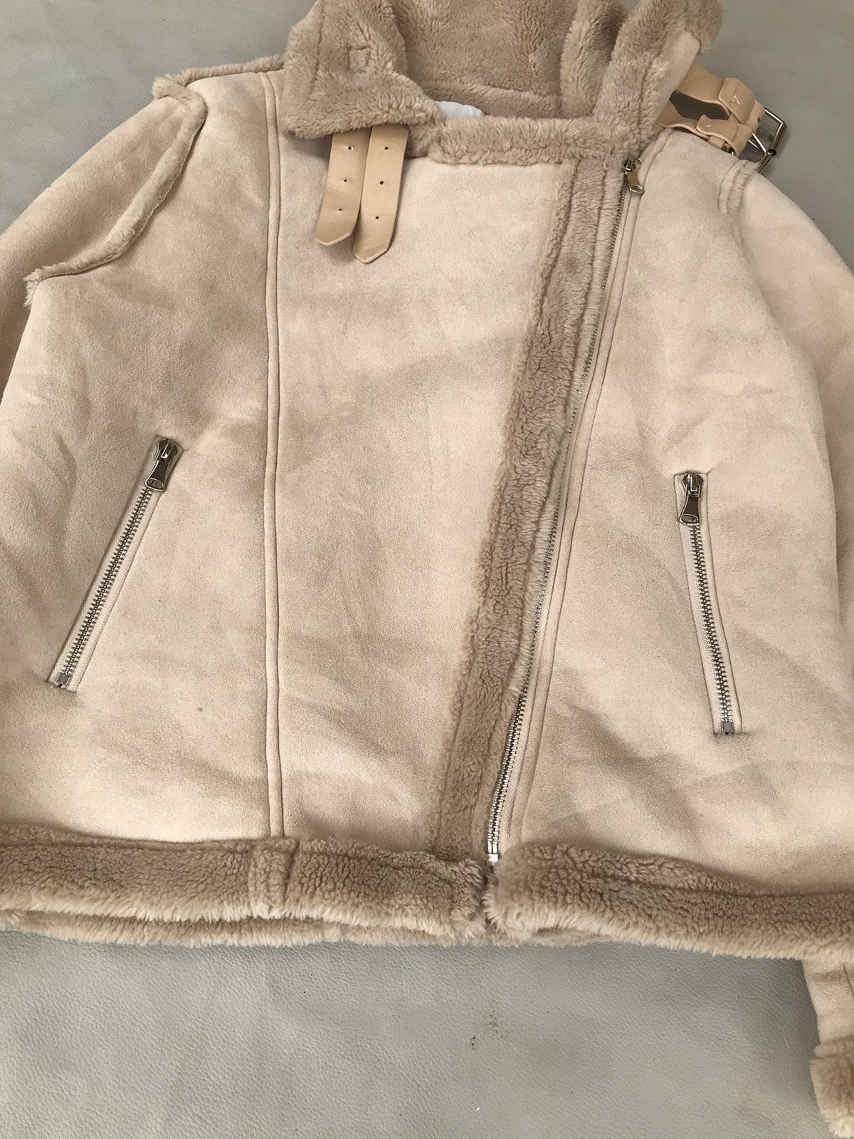 If Six Was Nine Japanese Shearling Fur Heavy Jacket lgb ifsix kmrii style Size US M / EU 48-50 / 2 - 3 Thumbnail