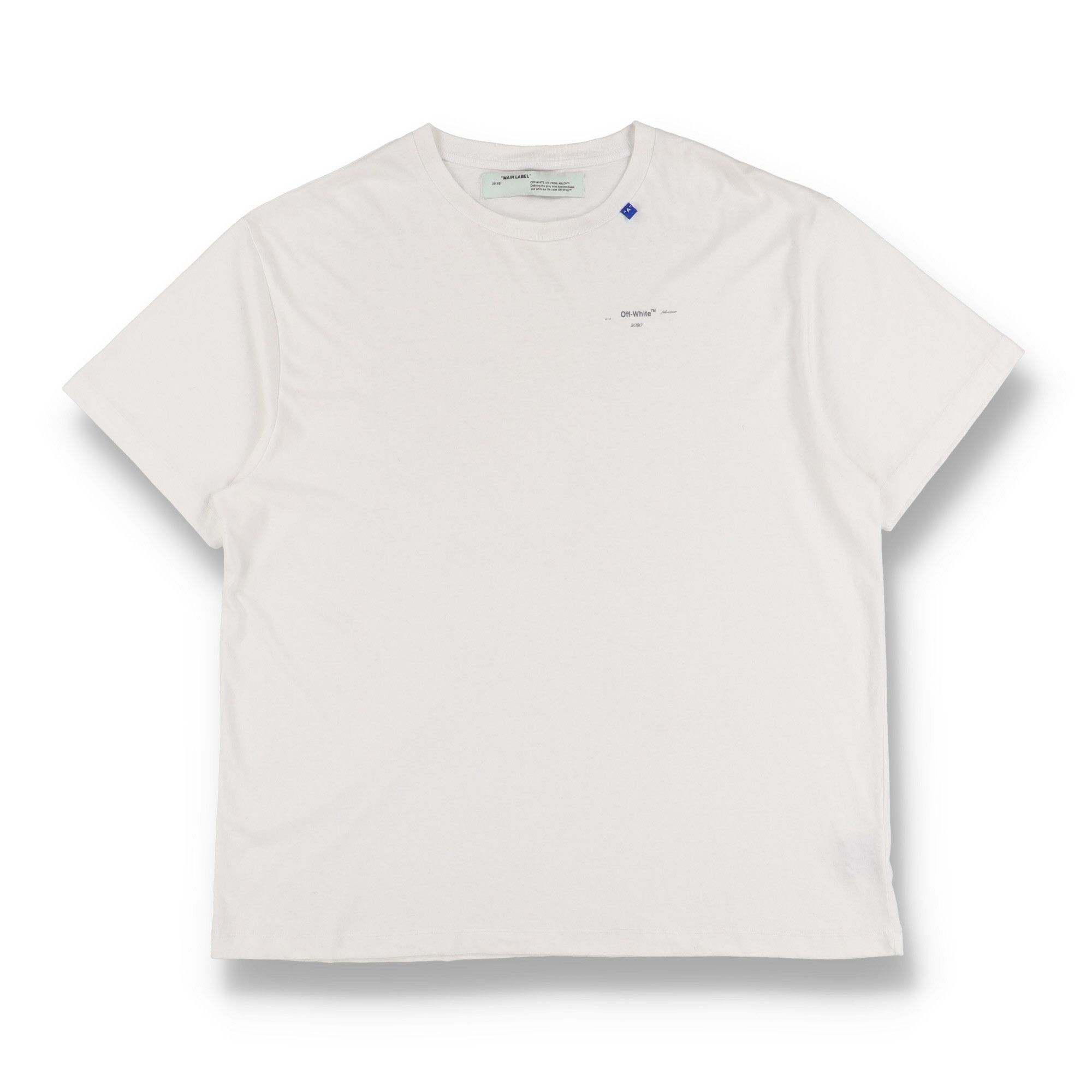 Off-White White Unfinished Reflective Arrows Oversized T-Shirt Size US M / EU 48-50 / 2 - 5 Thumbnail