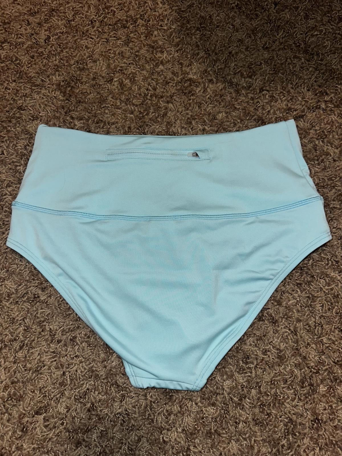 Nike Women's Essential High-Waisted Swim Bottoms in Blue Size ONE SIZE - 3 Thumbnail