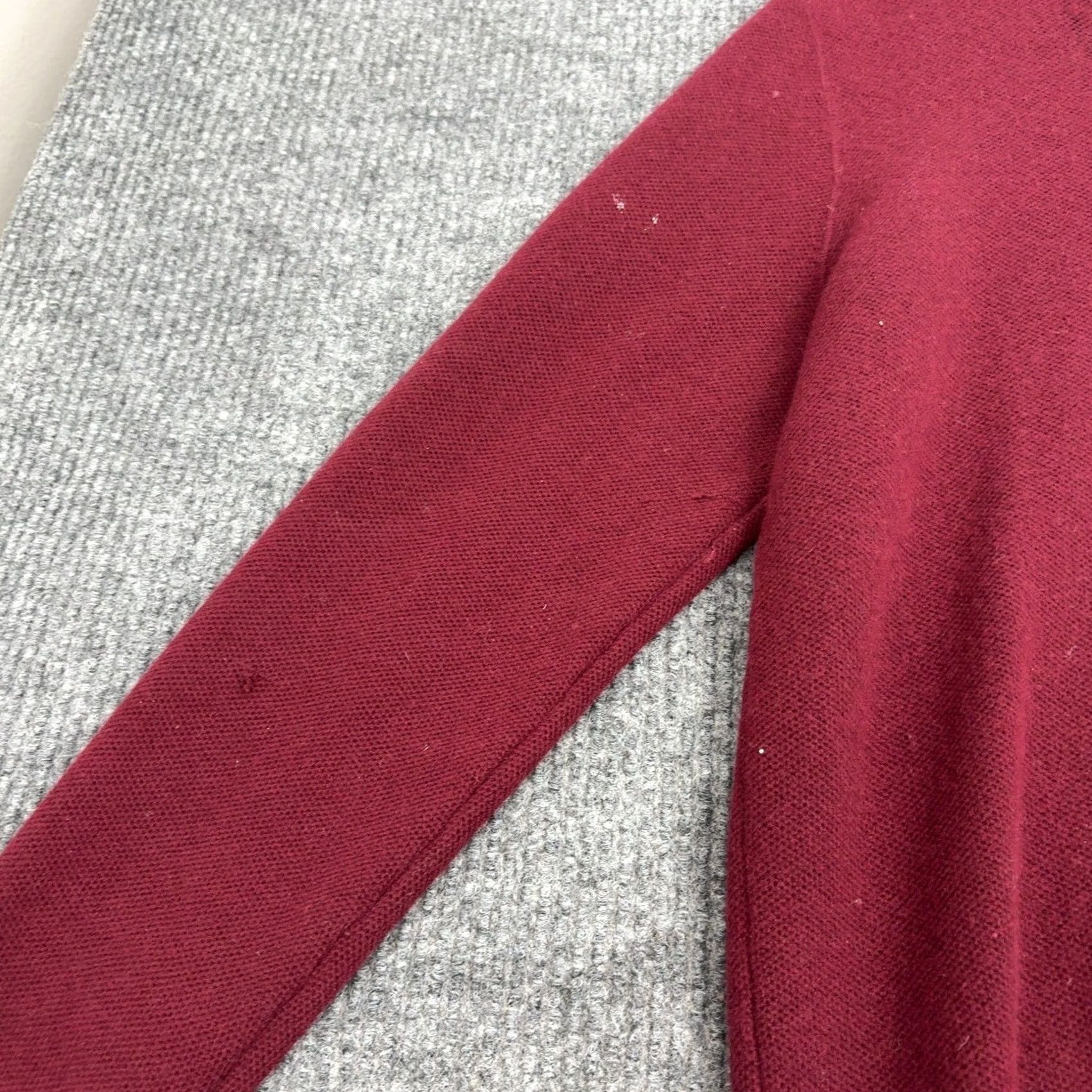 Jos. A. Bank Jos A Bank Sweater Mens L Burgundy Merino Wool Travel Tech V Neck Classic Size US L / EU 52-54 / 3 - 2 Thumbnail