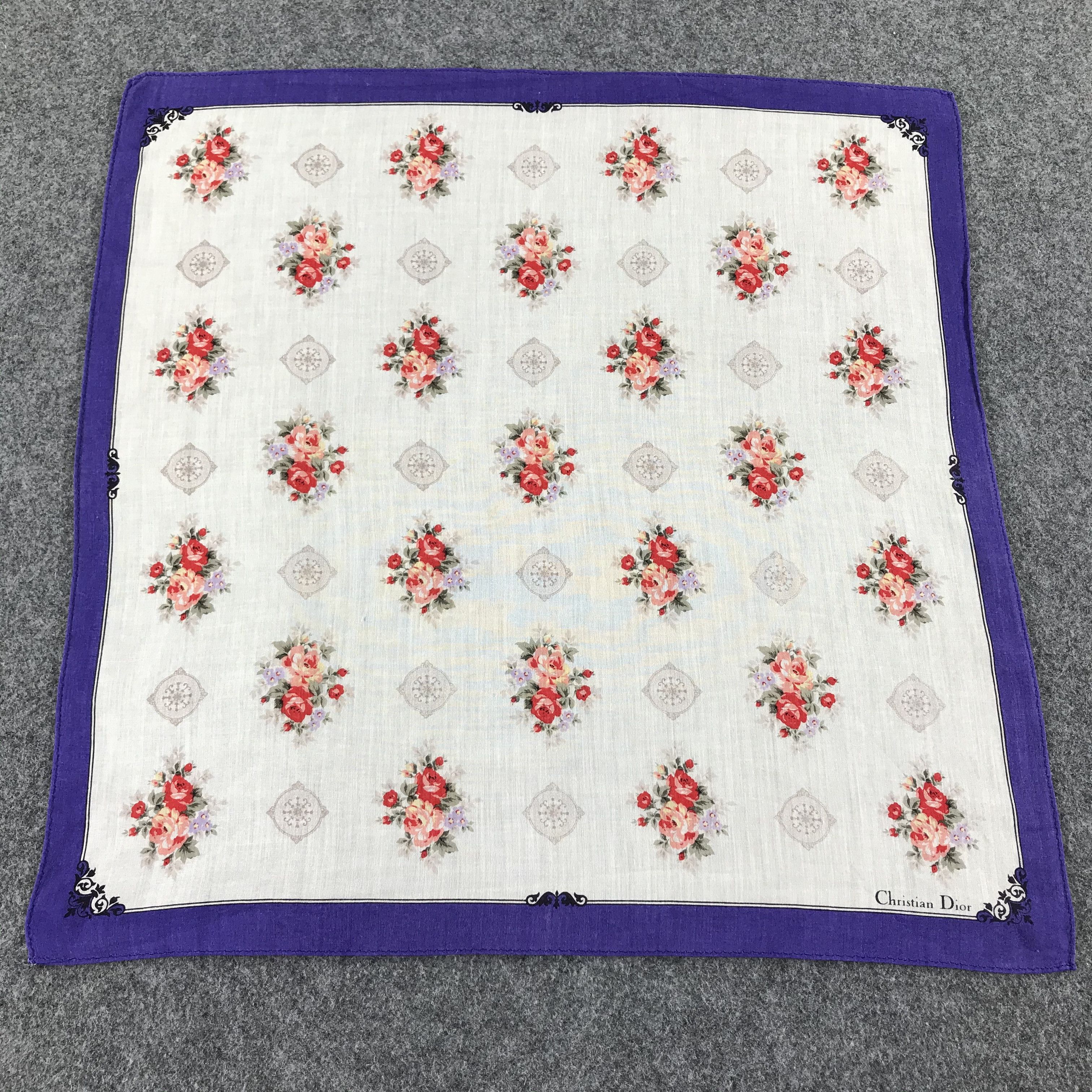 Christian Dior Handkerchief Neckerchief Bandana H284