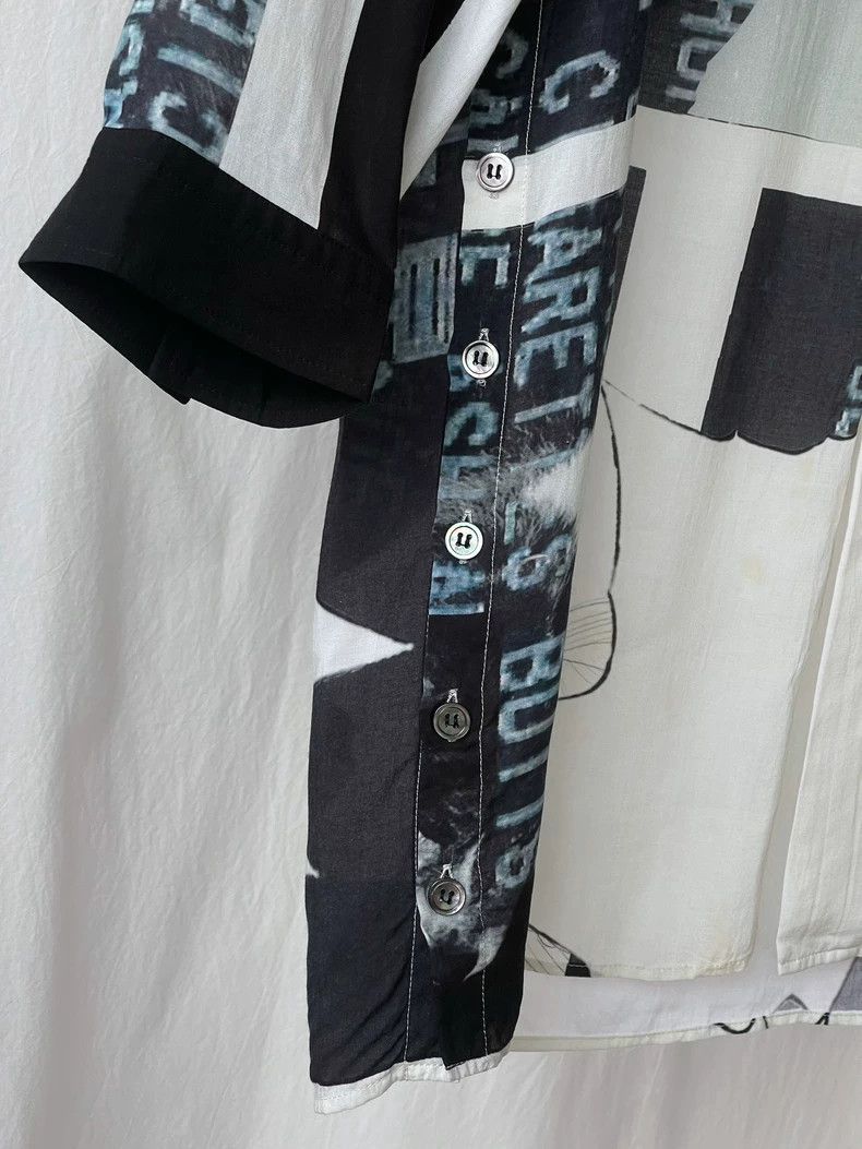 Yohji Yamamoto yohji yamamotoPrinted gown shirt 2503-Nextarrow Size US L / EU 52-54 / 3 - 6 Thumbnail