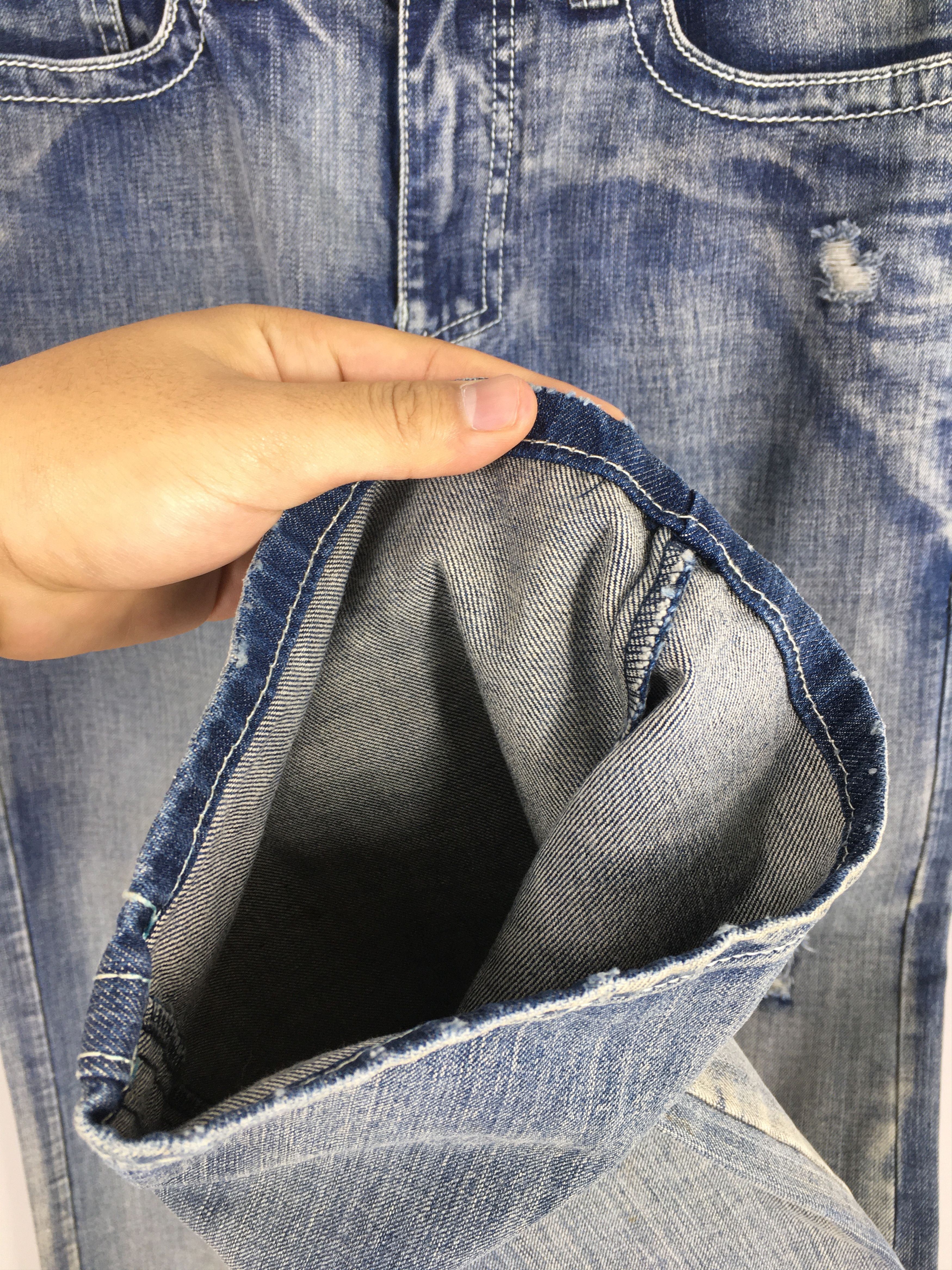 Helix Size 31x32 Vintage Y2K Helix Faded Flared Bootcut Jeans S208 Size US 31 - 4 Thumbnail