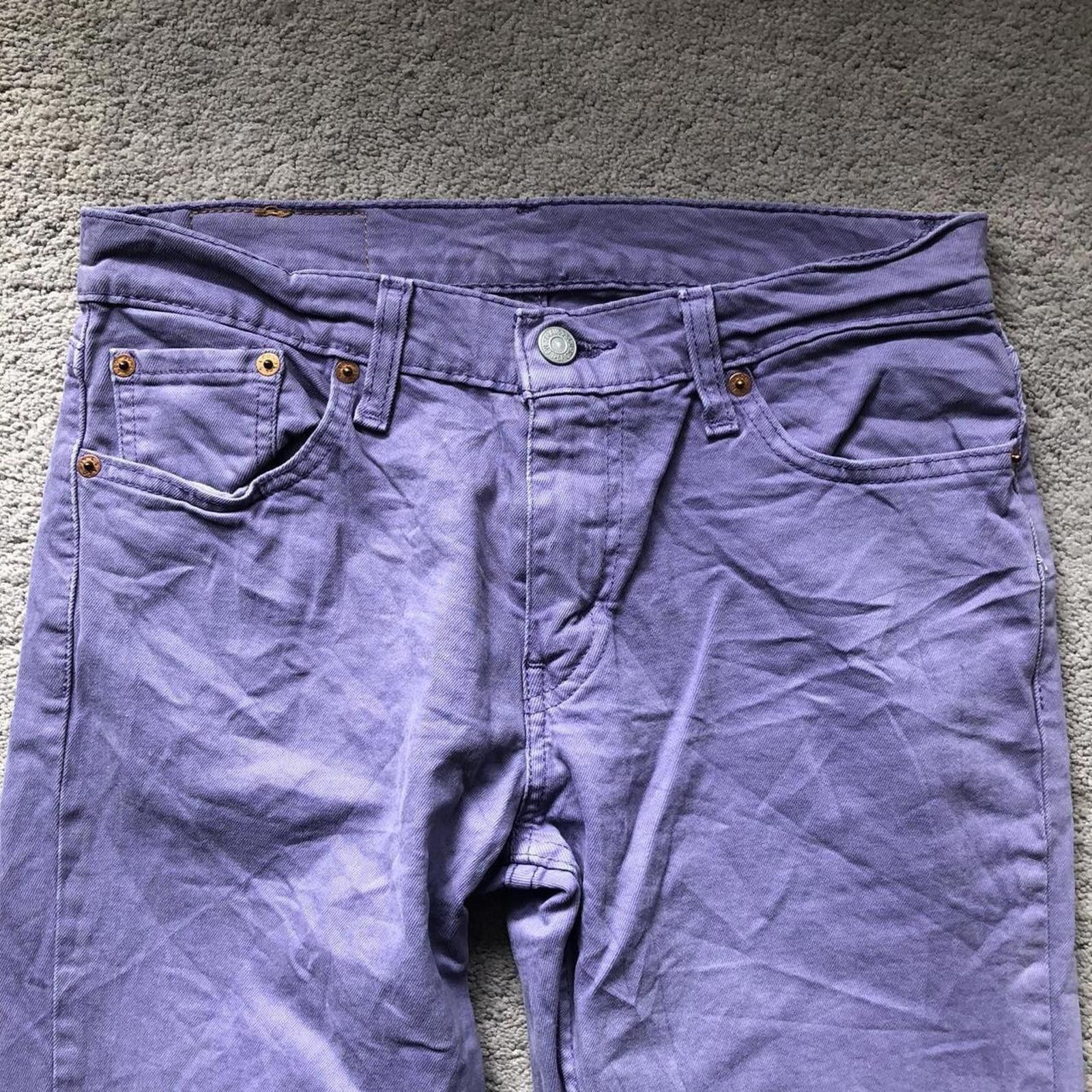 Levi's Vintage Purple Levi’s 501 Denim Jeans Size US 30 / EU 46 - 2 Thumbnail
