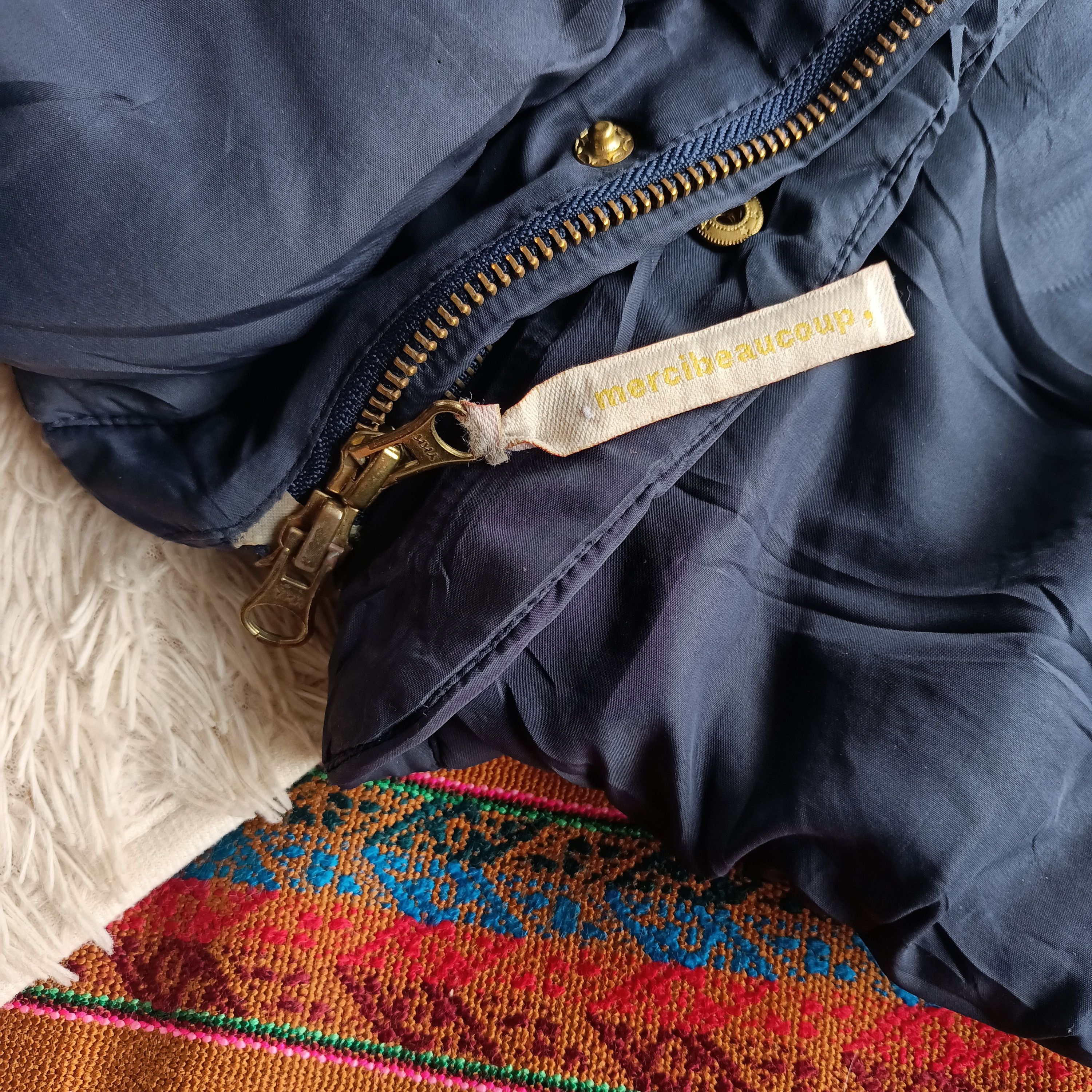 mercibeaucoup Mercibeaucoup double zip two tone winter jacket issey miyake Size US M / EU 48-50 / 2 - 8 Thumbnail