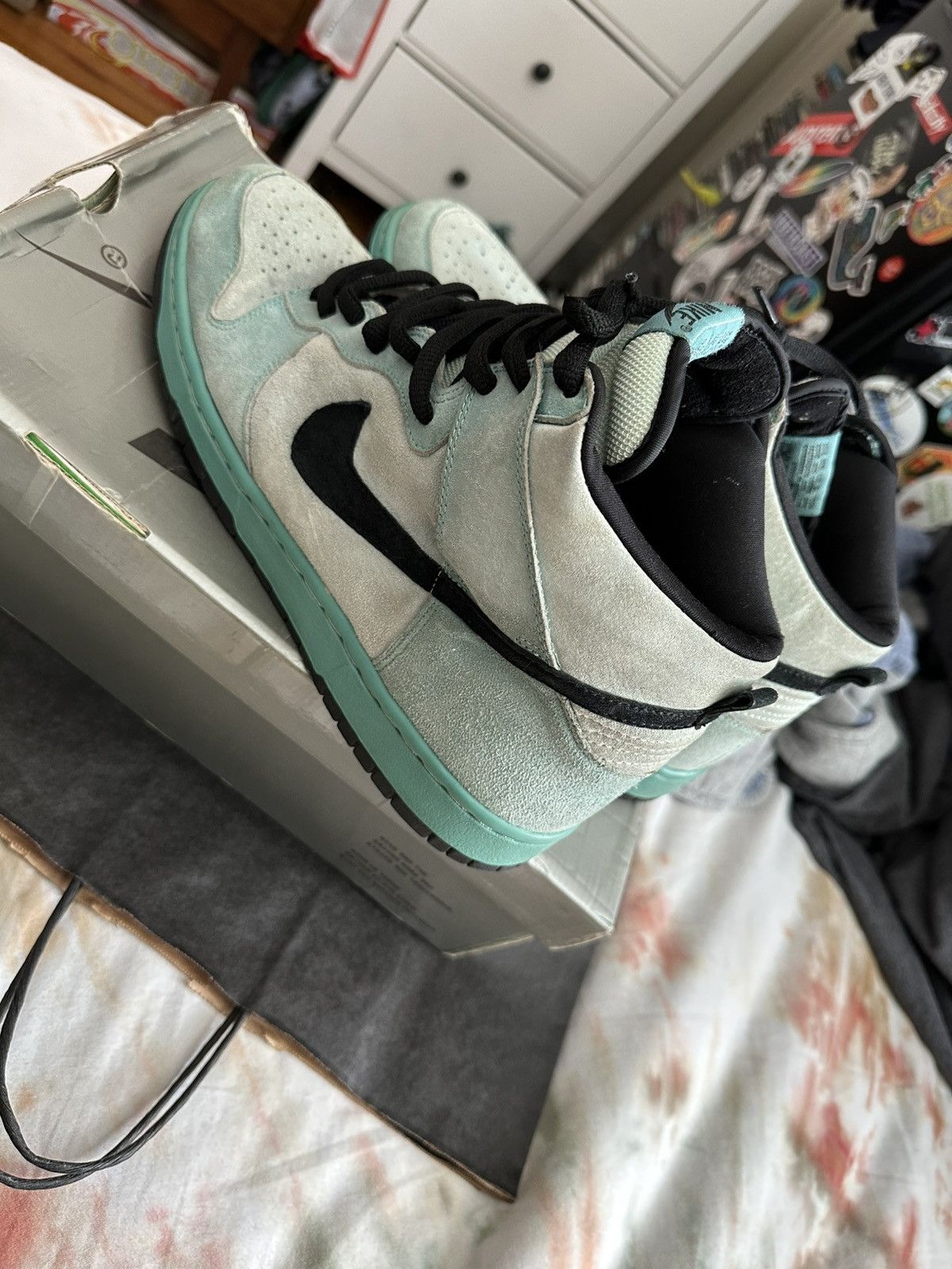 Nike × Nike SB Nike Dunk SB sea crystal high 04’ Size US 12.5 / EU 45-46 - 4 Thumbnail