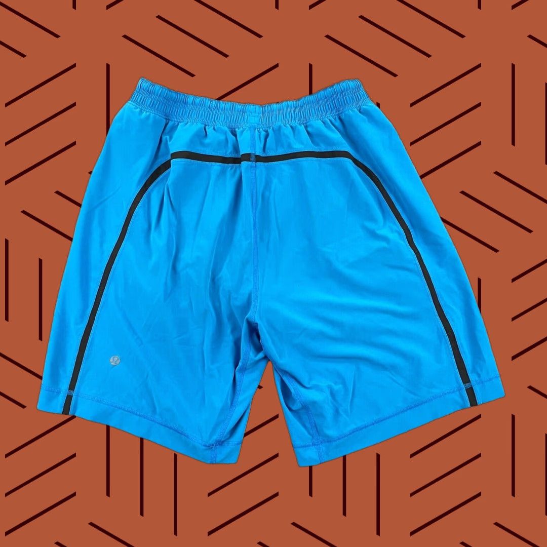 Lululemon LULULEMON Shorts Mens Medium x 8" Lined Pace Breaker Blue Running Training Gym Size US 31 - 1 Thumbnail