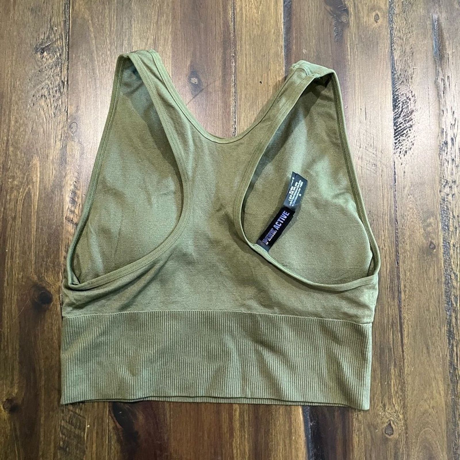 Vintage NWOT Victoria’s Secret PINK High Neck Long Line Sports Bra Size M / US 6-8 / IT 42-44 - 3 Thumbnail
