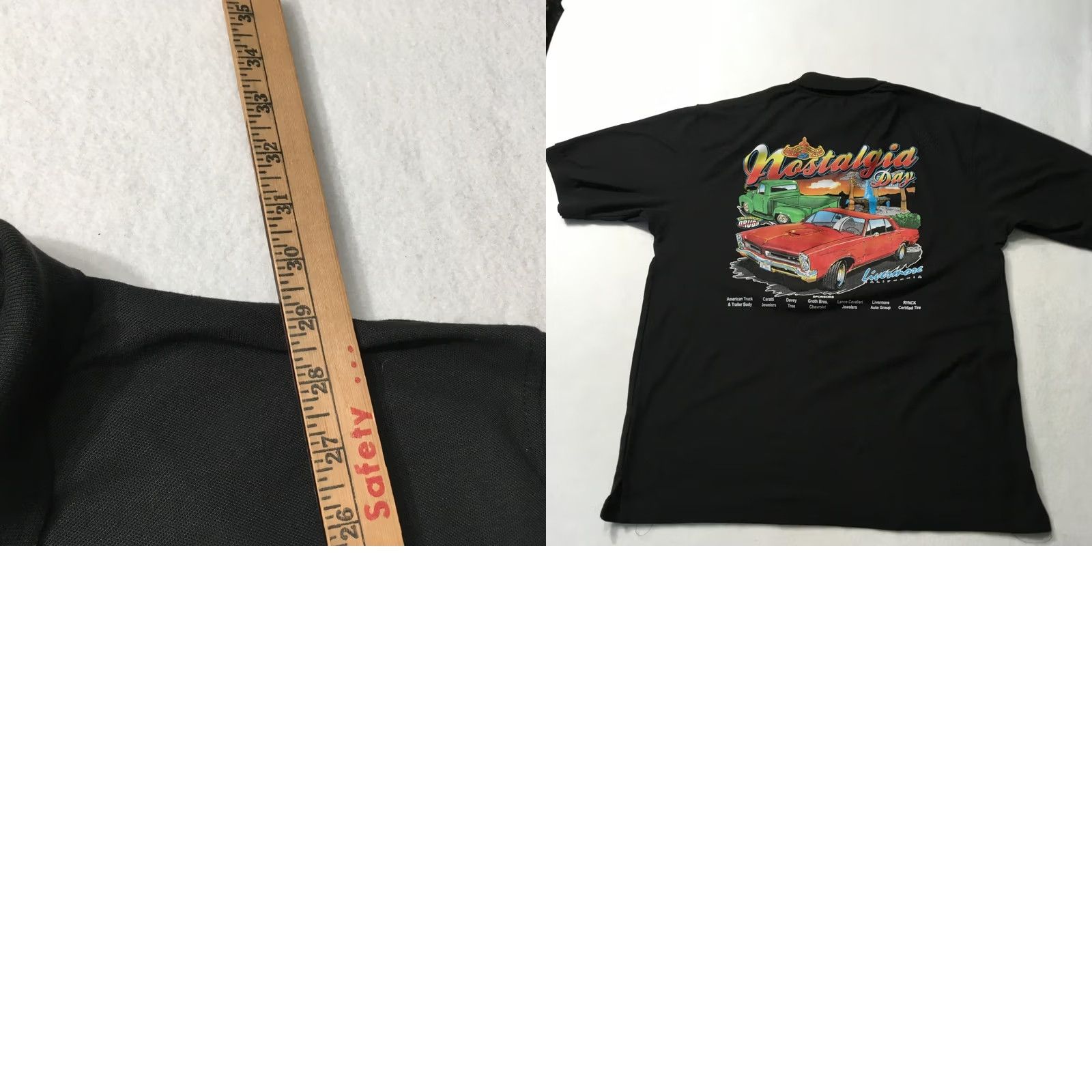 Port Authority NOSTALGIA CRUISERS Polo XL Black Auto Racing Graphic HOT RODS Size US XL / EU 56 / 4 - 8 Thumbnail