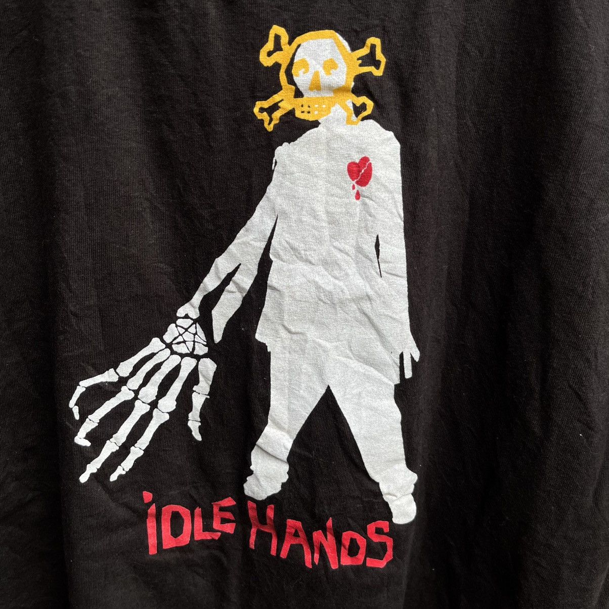Vintage Vintage rare 90s IDLE HANDS movie tee horror Size US M / EU 48-50 / 2 - 5 Thumbnail