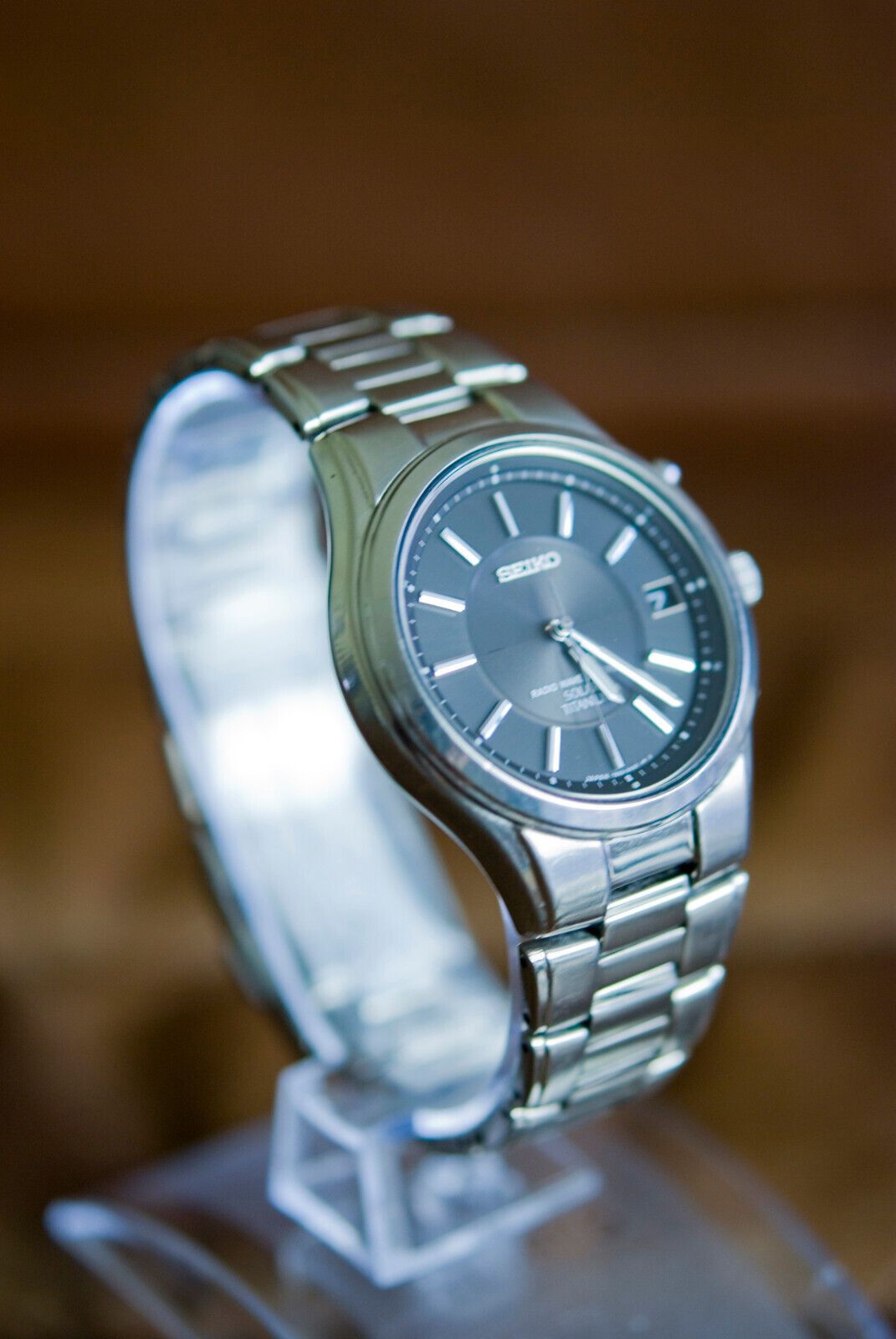 Seiko SEIKO 7B22-0AD0 Solar RadioWave Control Titanium Men's Watch Size ONE SIZE - 3 Thumbnail