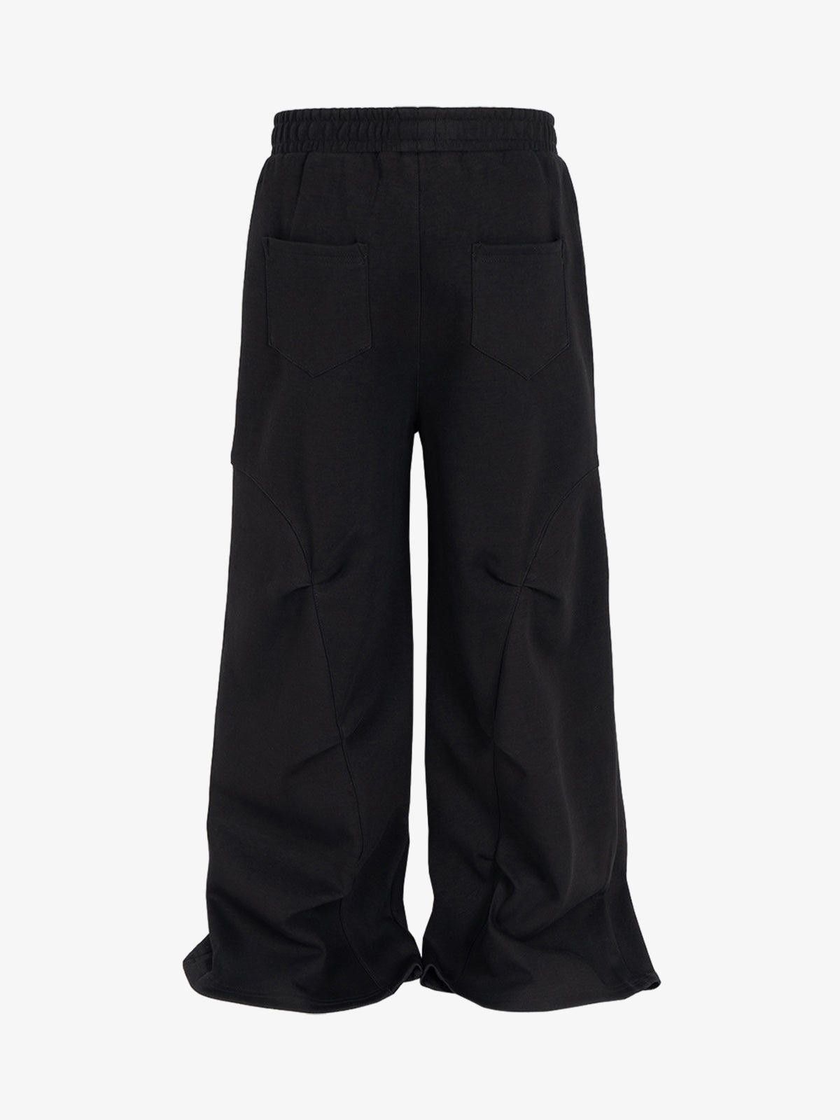 Vintage Pleated Crease Wide-leg Mopping Casual Pants Size US 32 / EU 48 - 4 Thumbnail