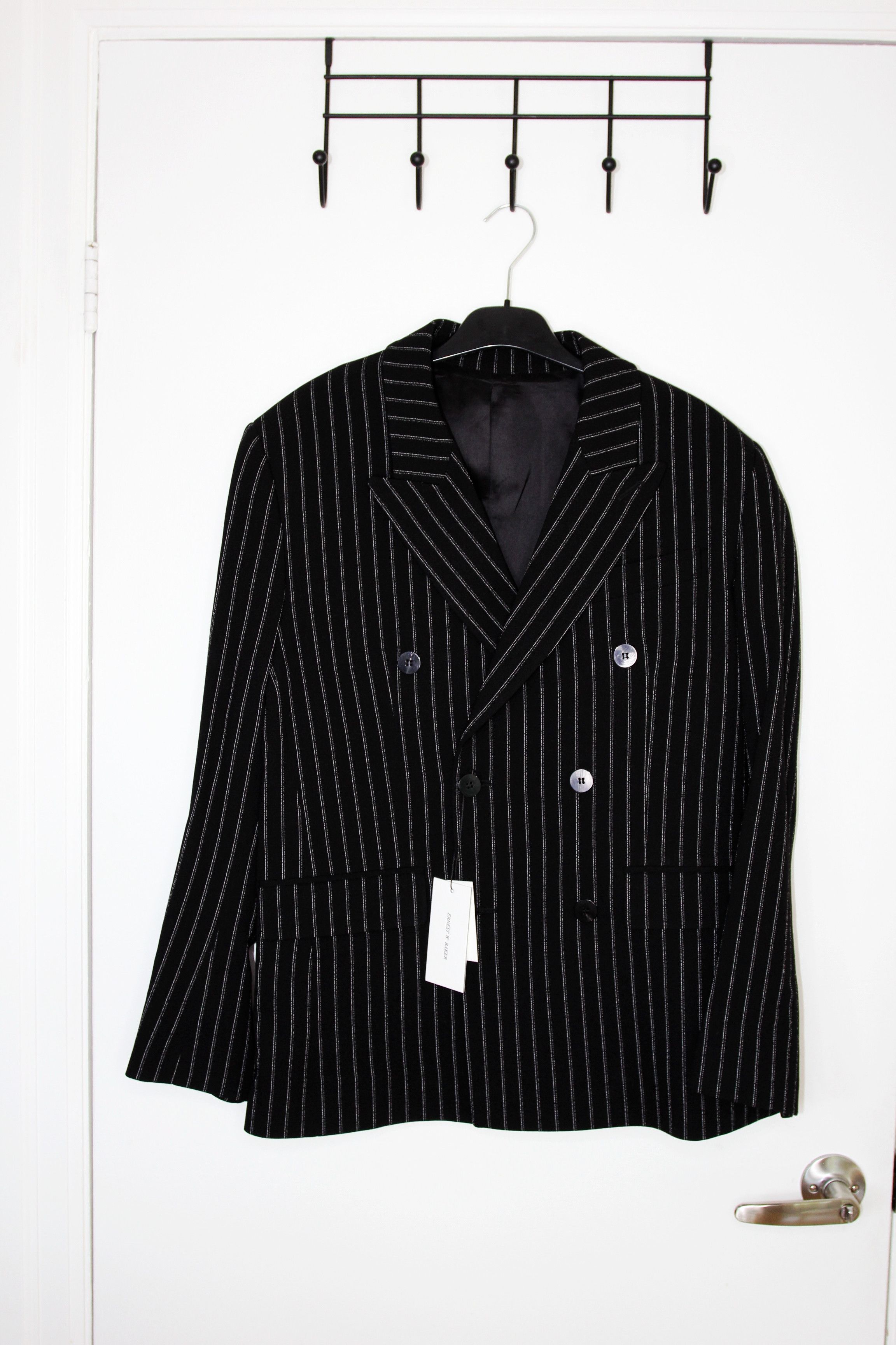 Ernest W. Baker BNWT SS25 ERNEST W. BAKER PIN STRIPE BLAZER JACKET 50 Size US M / EU 48-50 / 2 - 2 Thumbnail