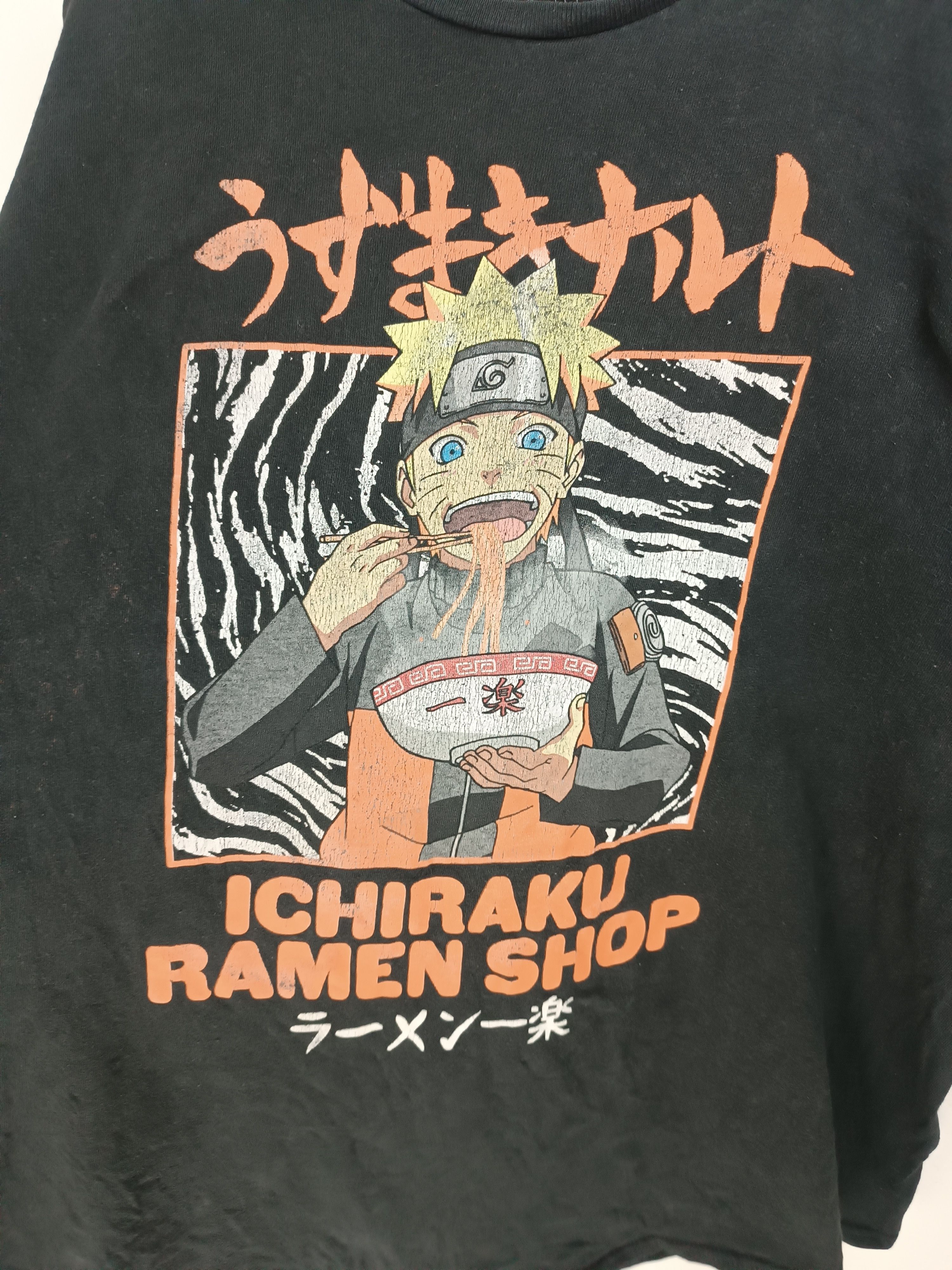 Vintage THRASHED FADED NARUTO SHIPUDEN RAMEN SHOP bleach one piece Size US XXL / EU 58 / 5 - 9 Thumbnail
