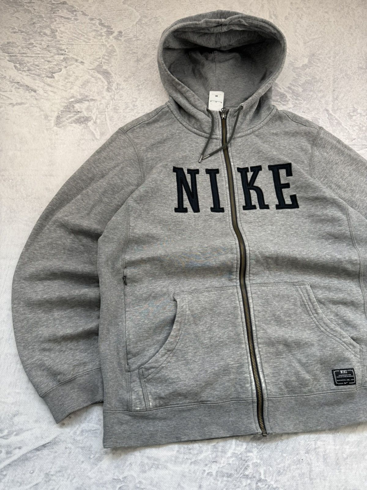 Nike × Vintage NIKE VINTAGE CENTER LOGO OVERSIZE BOXY HOODIE Size US L / EU 52-54 / 3 - 2 Thumbnail
