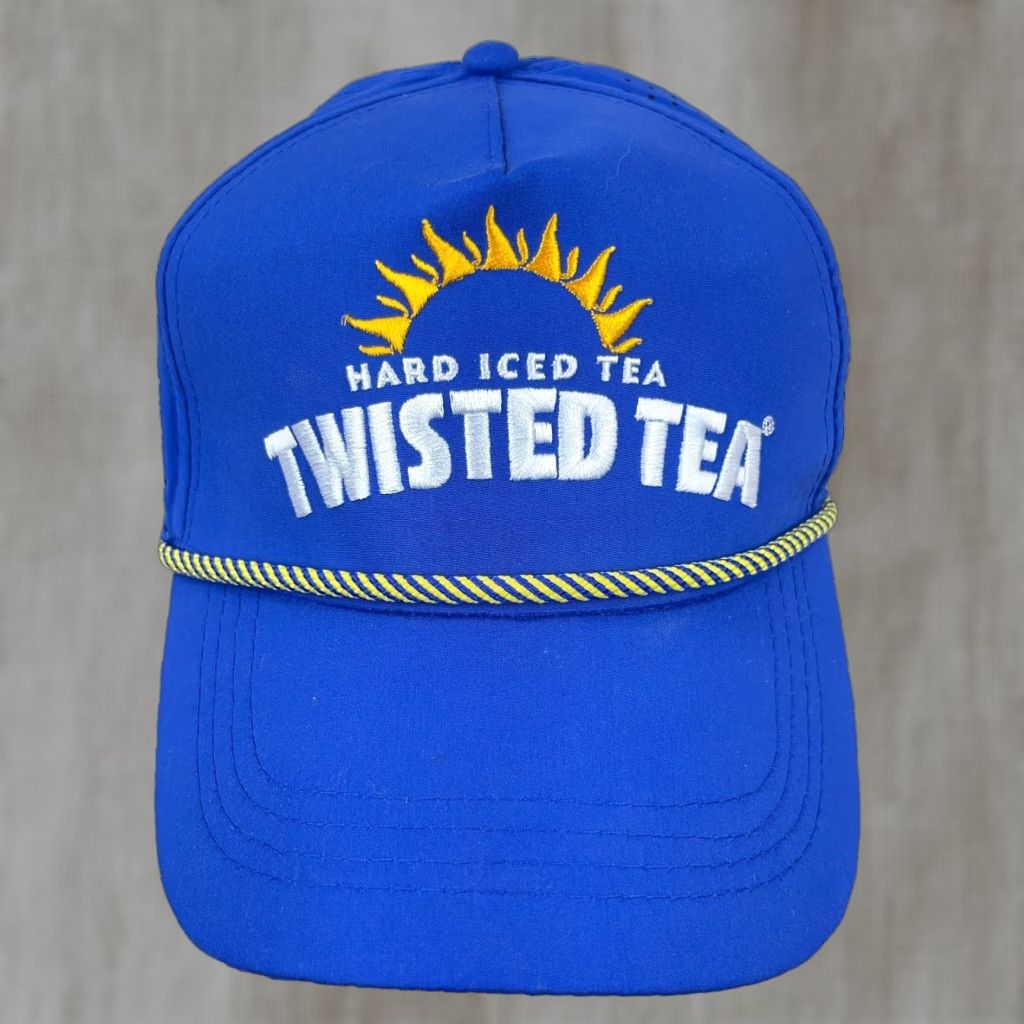 Twisted X Twisted Iced Tea Hat Snapback Blue Beer Rope Performance Promo Adult Golf Size ONE SIZE - 1 Thumbnail