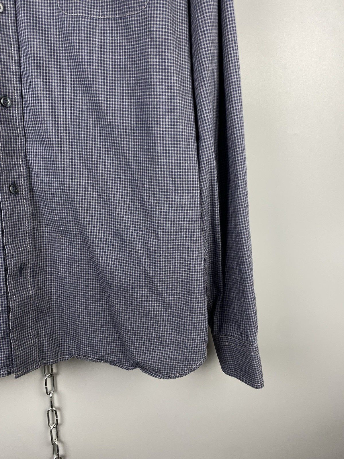 Fred Perry Fred Perry Cotton Check Button Long Sleeve Shirt Size US L / EU 52-54 / 3 - 8 Thumbnail