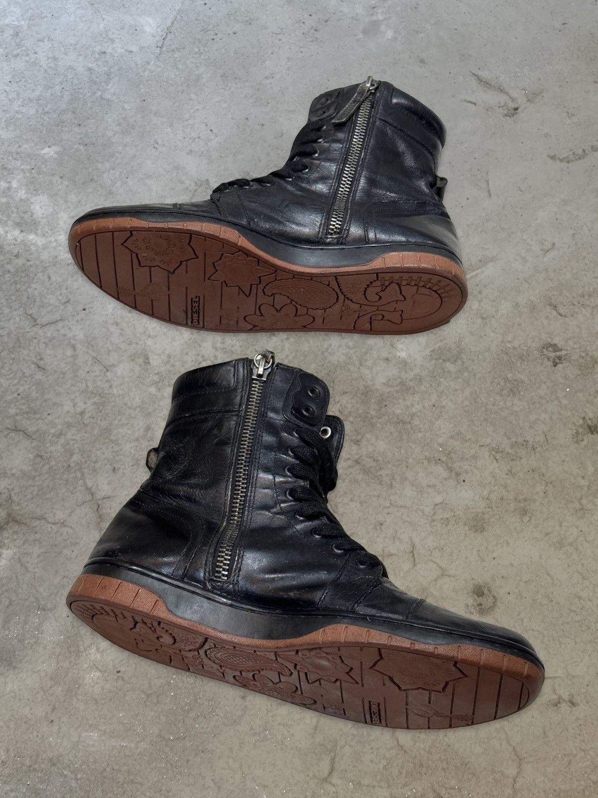 Diesel (FW17) BASKET BUTCH ZIPPY BOOTS Size US 9 / EU 42 - 6 Thumbnail