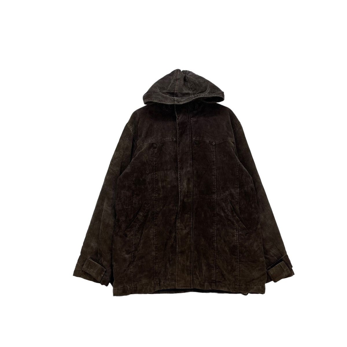 In The Attic × Japanese Brand Japanese Brand In The Attic Corduroy Hooded Jacket Size US M / EU 48-50 / 2 - 1 Thumbnail