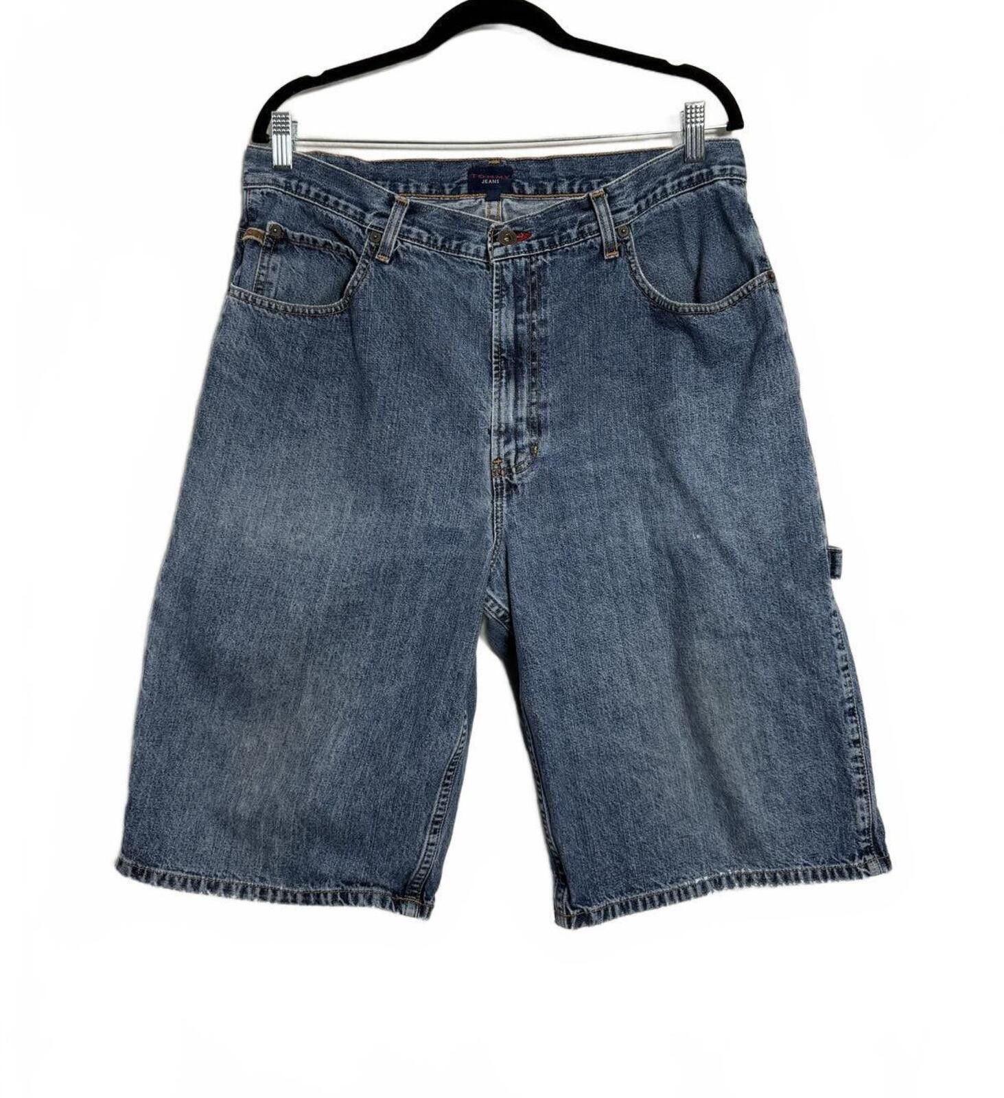 Tommy Jeans Vintage Tommy Hilfiger Denim Carpenter Shorts Size 36 Size US 36 / EU 52 - 1 Thumbnail
