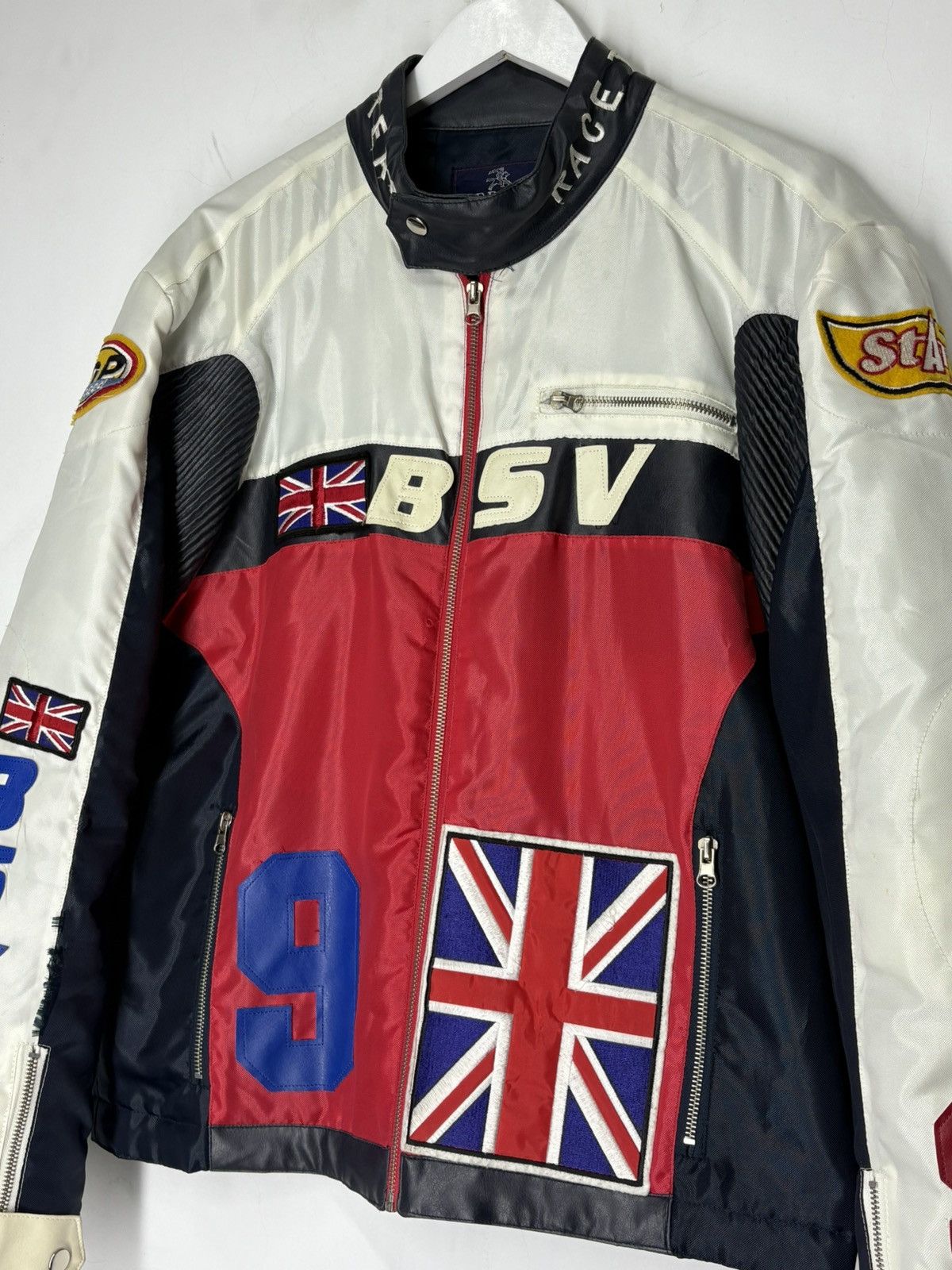 Vintage Vintage Racing Jacket Team World Championship England Size US L / EU 52-54 / 3 - 3 Thumbnail