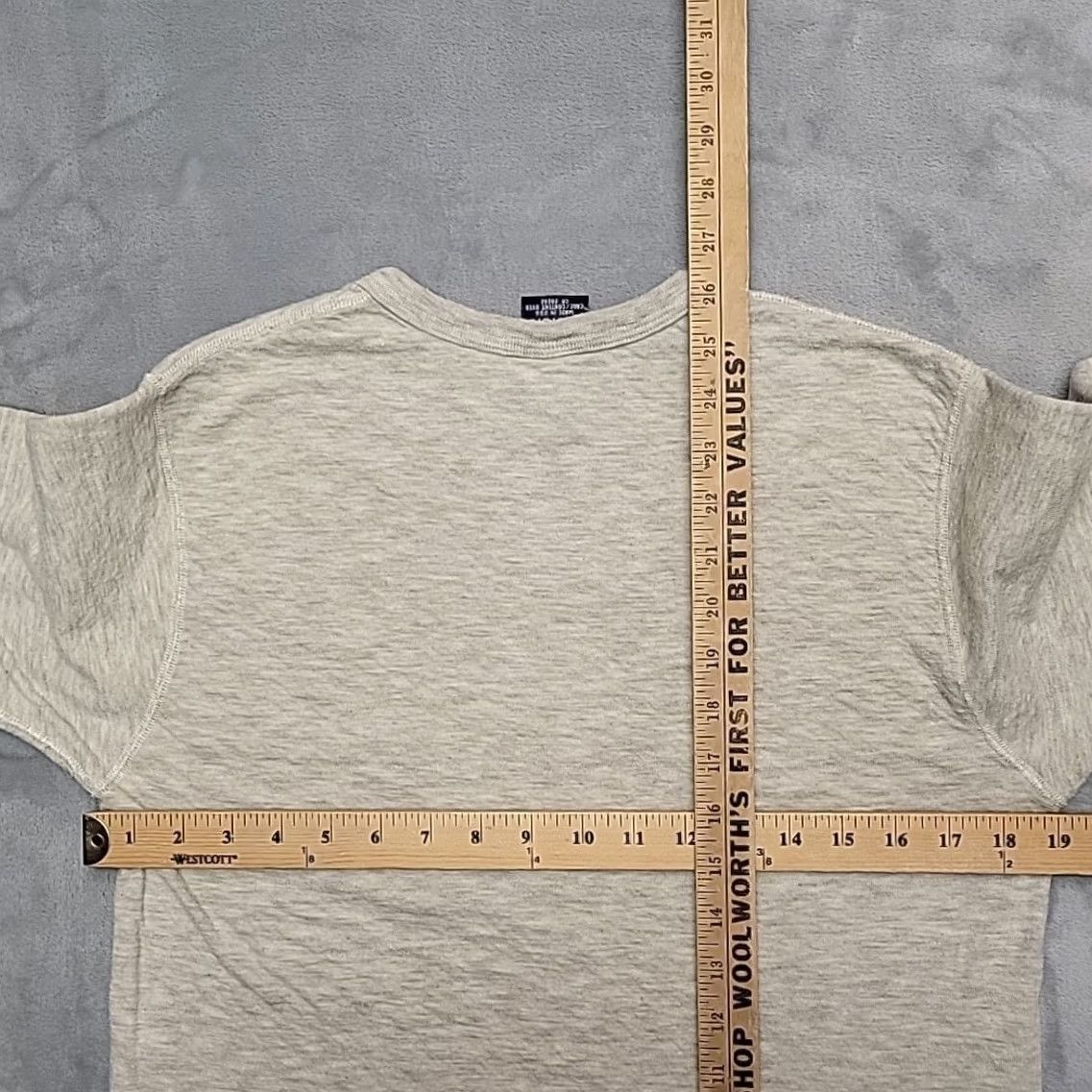 Vintage VINTAGE Duofold Shirt Men M Gray Crewneck Long Sleeve Wool Blend Mid Layer USA Size US M / EU 48-50 / 2 - 7 Thumbnail
