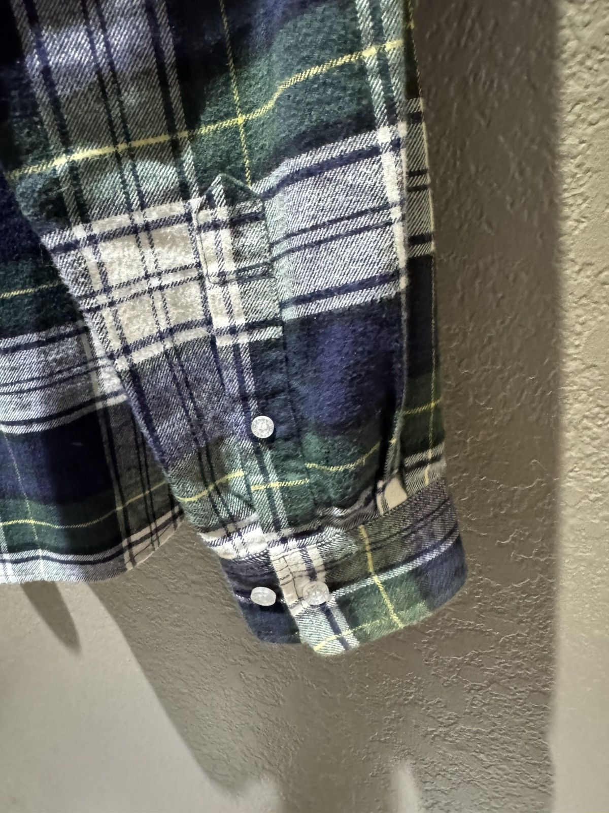 Palace Palace Lumberyak Flannel Green Navy Embridered Back Logo Med Size US M / EU 48-50 / 2 - 9 Thumbnail
