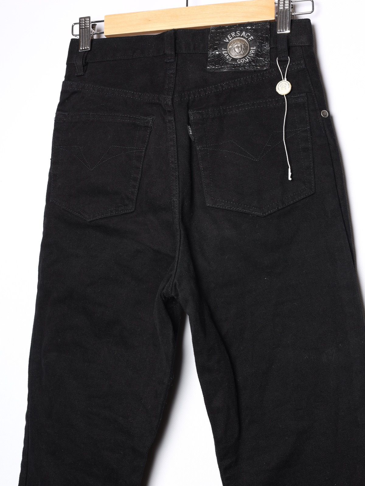 Versace Jeans Couture Versace Jeans Couture Vintage Black Denim Jeans Skinny Pants Size 27" / US 4 / IT 40 - 18 Thumbnail