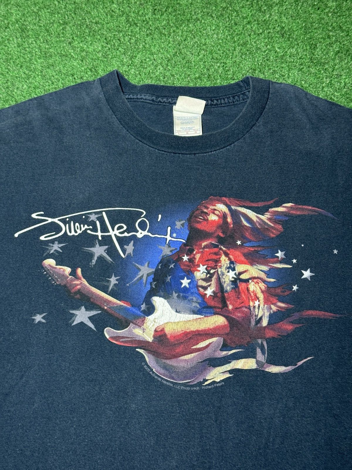 Band Tees Vintage Jimi Hendrix USA Large 90s Y2K Rock T Shirt Size US L / EU 52-54 / 3 - 2 Thumbnail
