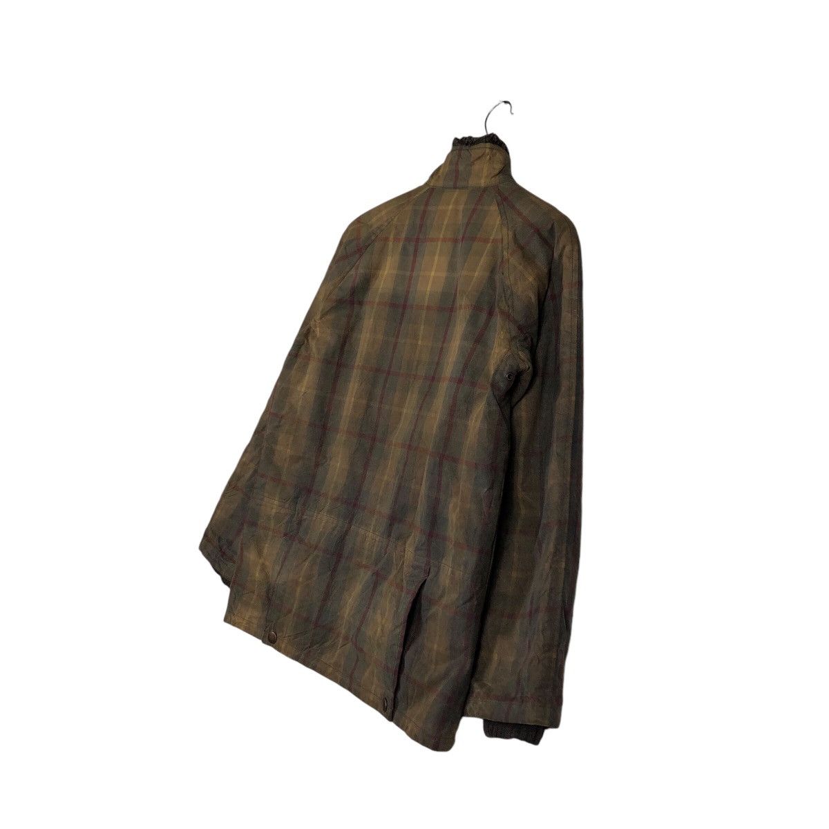 Japanese Brand Vintage Chore Worker Jacket blanc bleu minuit Tartan Design Size US M / EU 48-50 / 2 - 11 Thumbnail