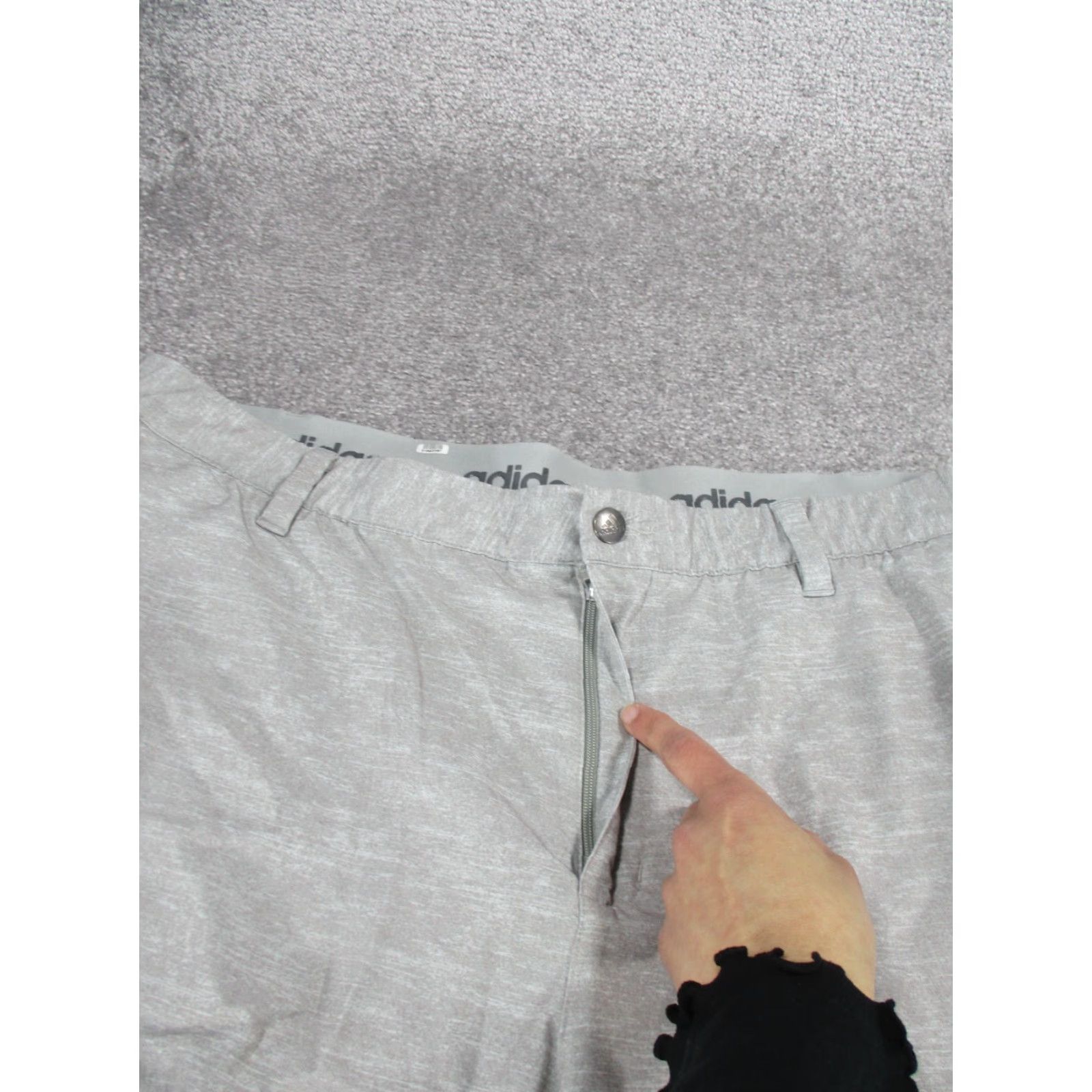 Adidas Adidas Shorts Mens 40 Gray Lightweight Golf Chino Sports Preppy 90s Mens Size US 40 / EU 56 - 3 Thumbnail