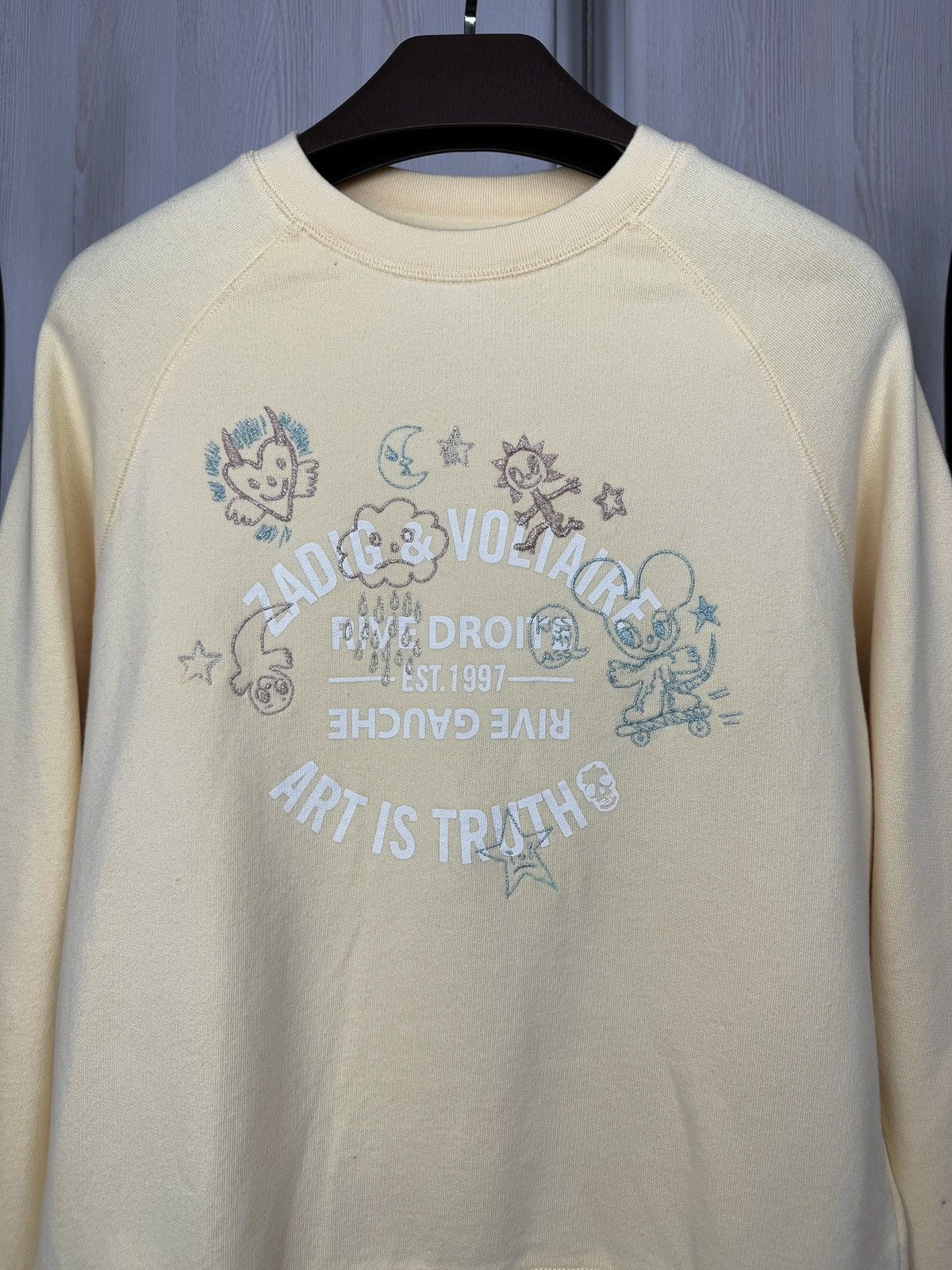 Zadig & Voltaire ZADIG & VOLTAIRE UPPER MO BLASON MULTICUSTO LUR SWEATSHIRT S Size S / US 4 / IT 40 - 3 Thumbnail