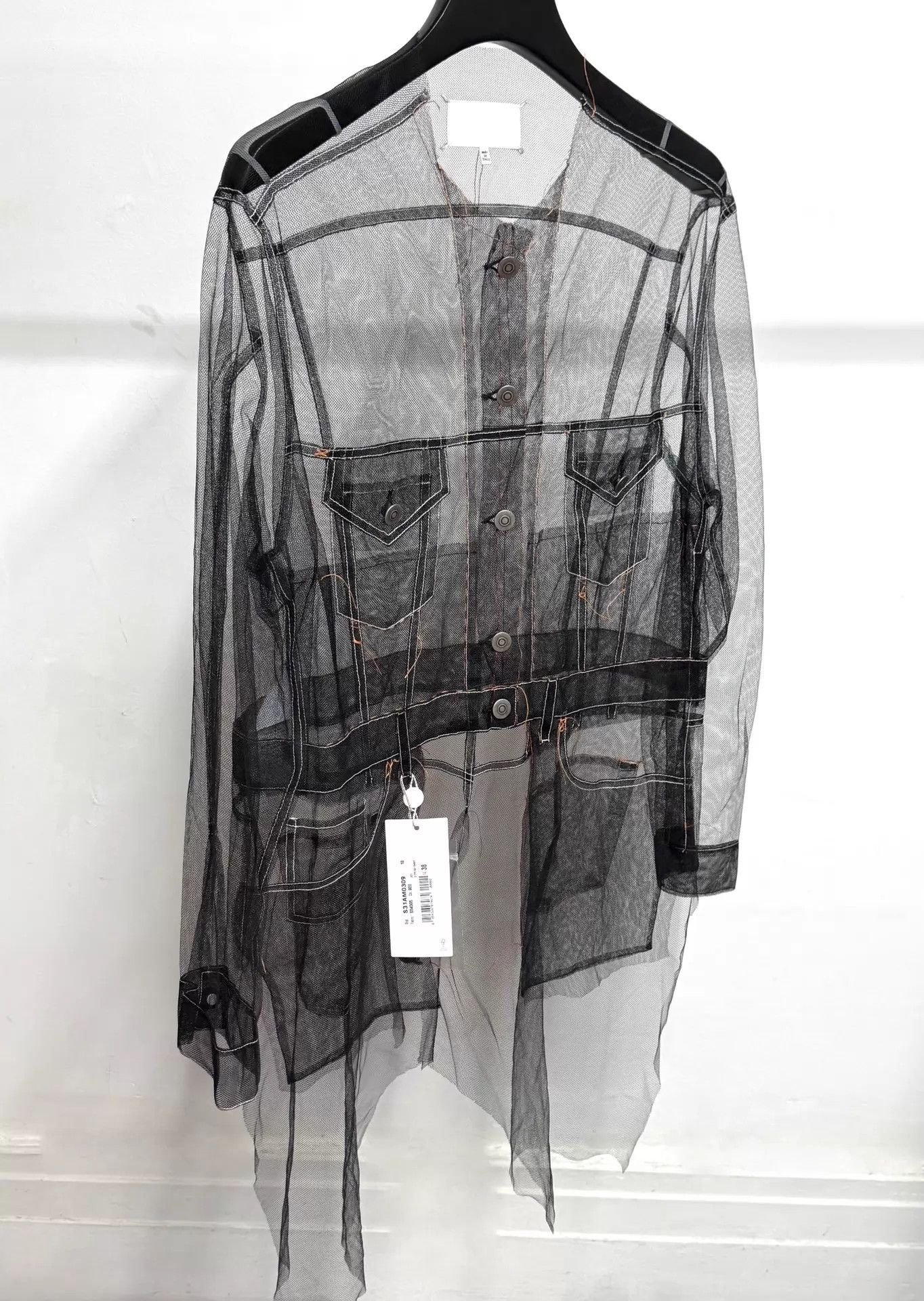 Maison Margiela Maison Margiela Tulle Blouse FR42 New With Tags Size M / US 6-8 / IT 42-44 - 2 Thumbnail