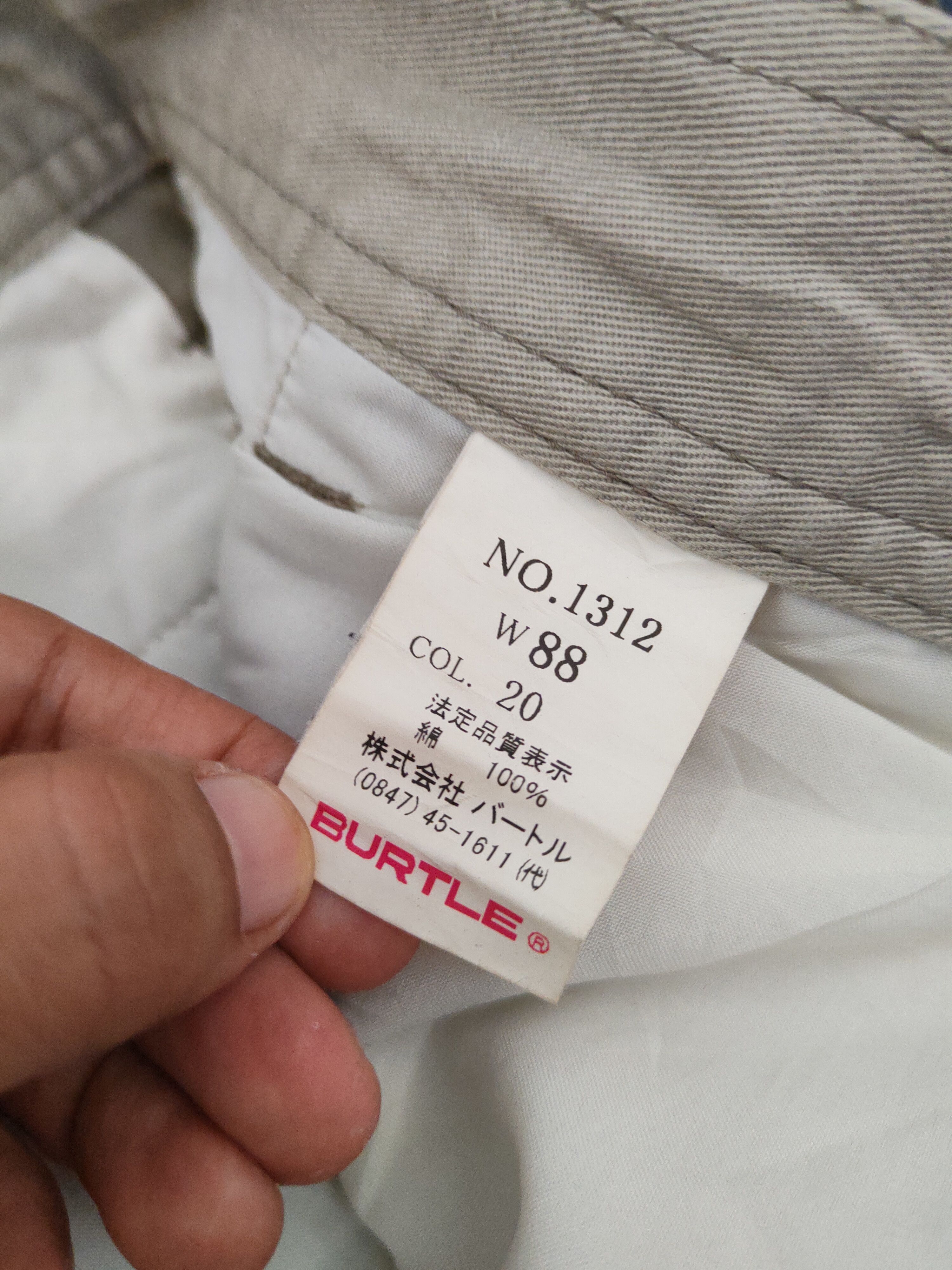 Japanese Brand Burtle Gray Multipocket Tactical Cargo Pants #W1022 Size US 34 / EU 50 - 15 Thumbnail