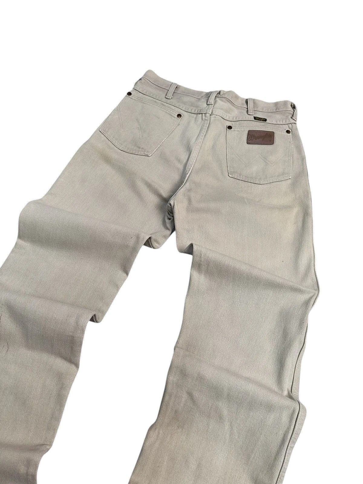 Wrangler Wrangler 80s Beige Denim Pants USA Vintage Straight 32 Size US 32 / EU 48 - 10 Thumbnail