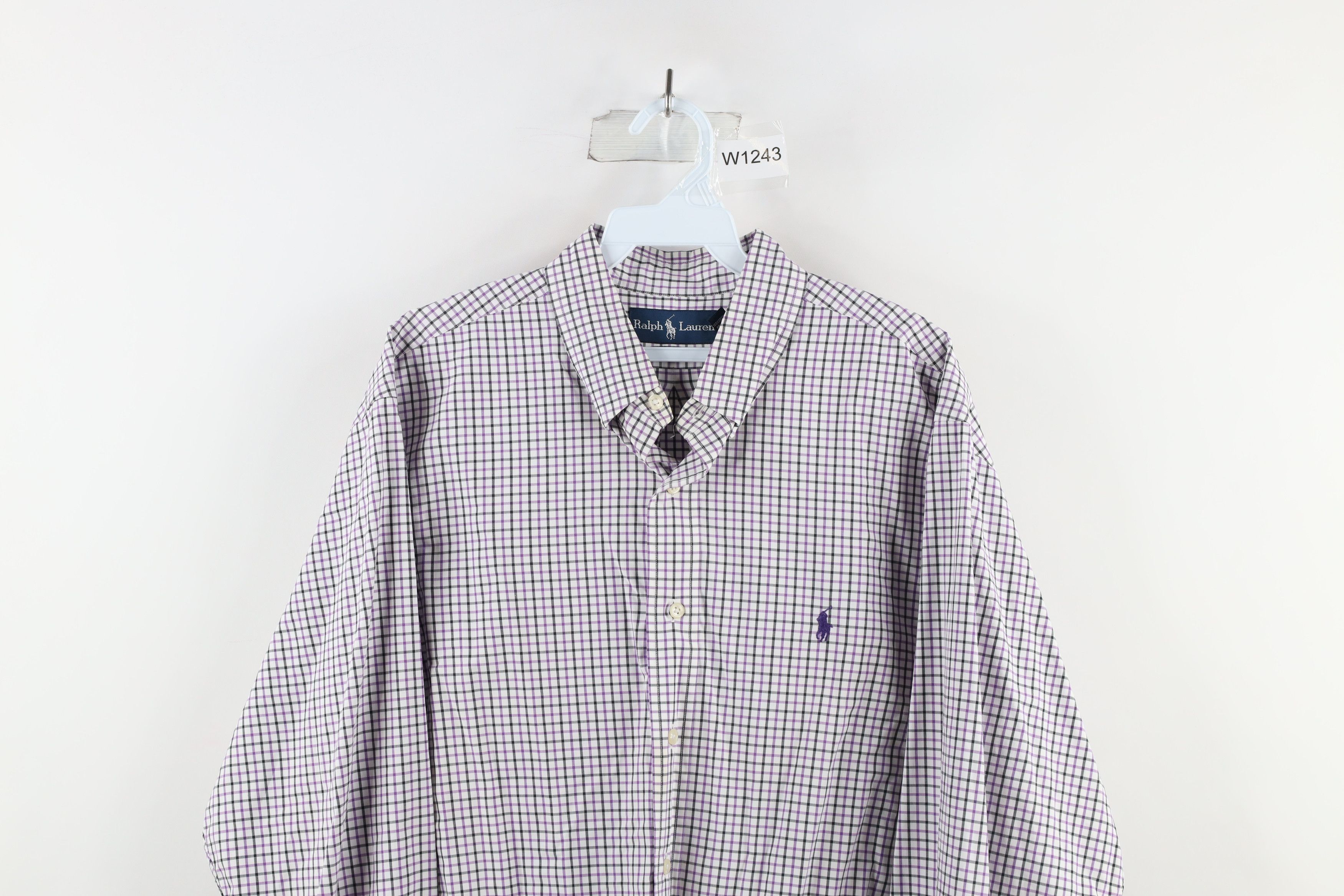 Ralph Lauren Vintage Ralph Lauren Fit Collared Button Down Shirt Plaid Size US M / EU 48-50 / 2 - 2 Thumbnail