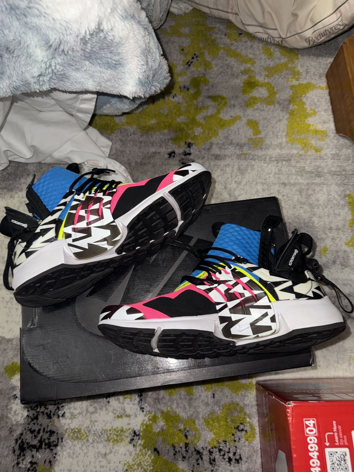 Acronym × Nike Acronym x Nike Air Presto Mid 'Racer Pink 2018 Size US 10 / EU 43 - 2 Thumbnail