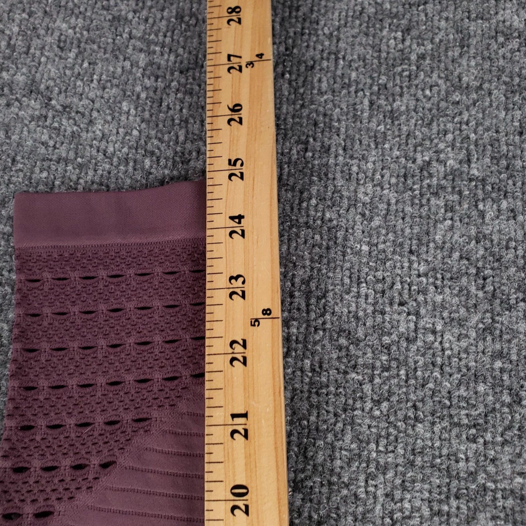 Gymshark GYMSHARK Leggings Womens 2XS 2XS Red Compression Seamless Hi Rise Cut Out Logo Ankle Activewear Athleisure Womens Fashion Size 24" / US 00 / IT 34 - 3 Thumbnail