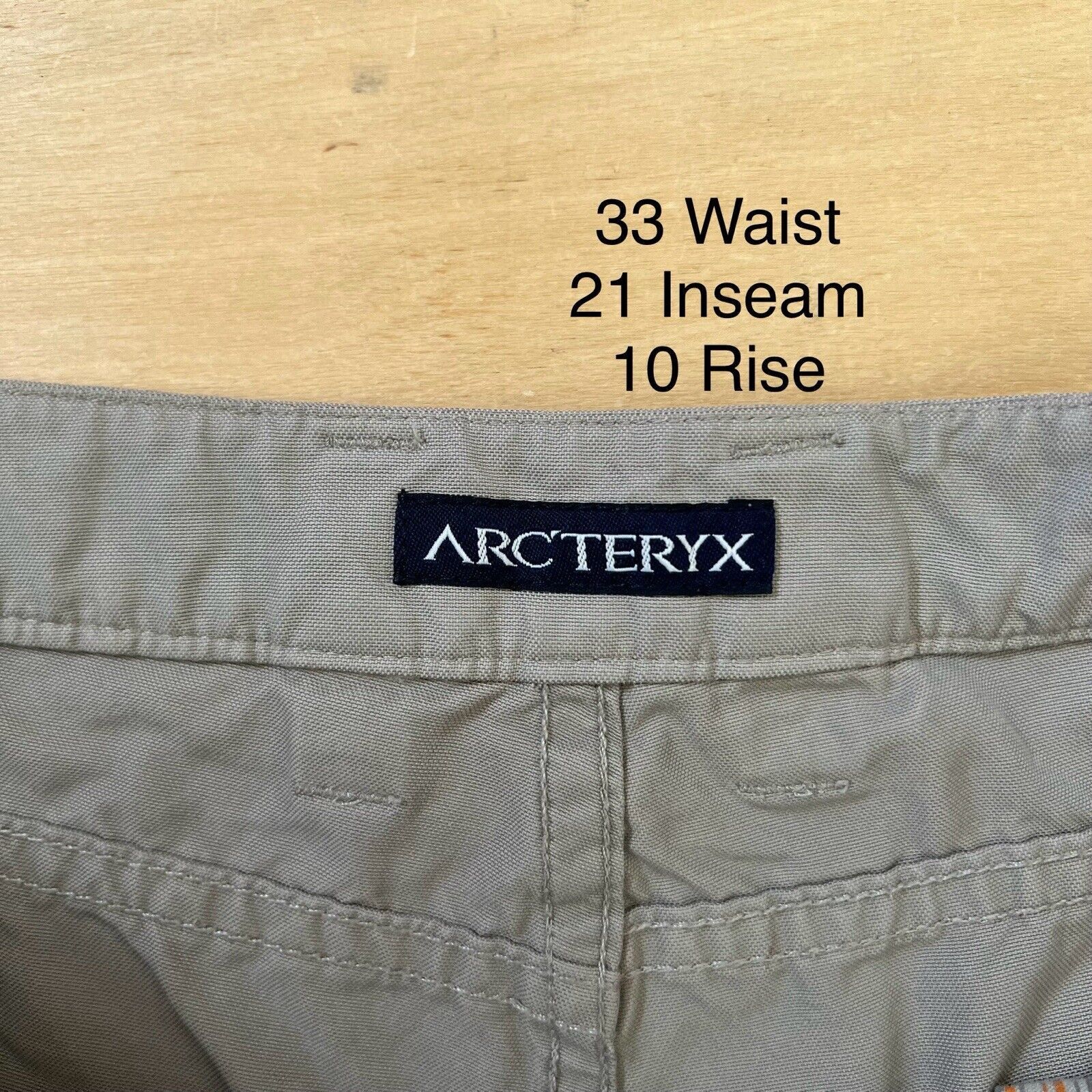 Arc'teryx Arc'teryx Cropped Pants Women's 12 Khaki Outdoors Casual Size 33" - 5 Thumbnail