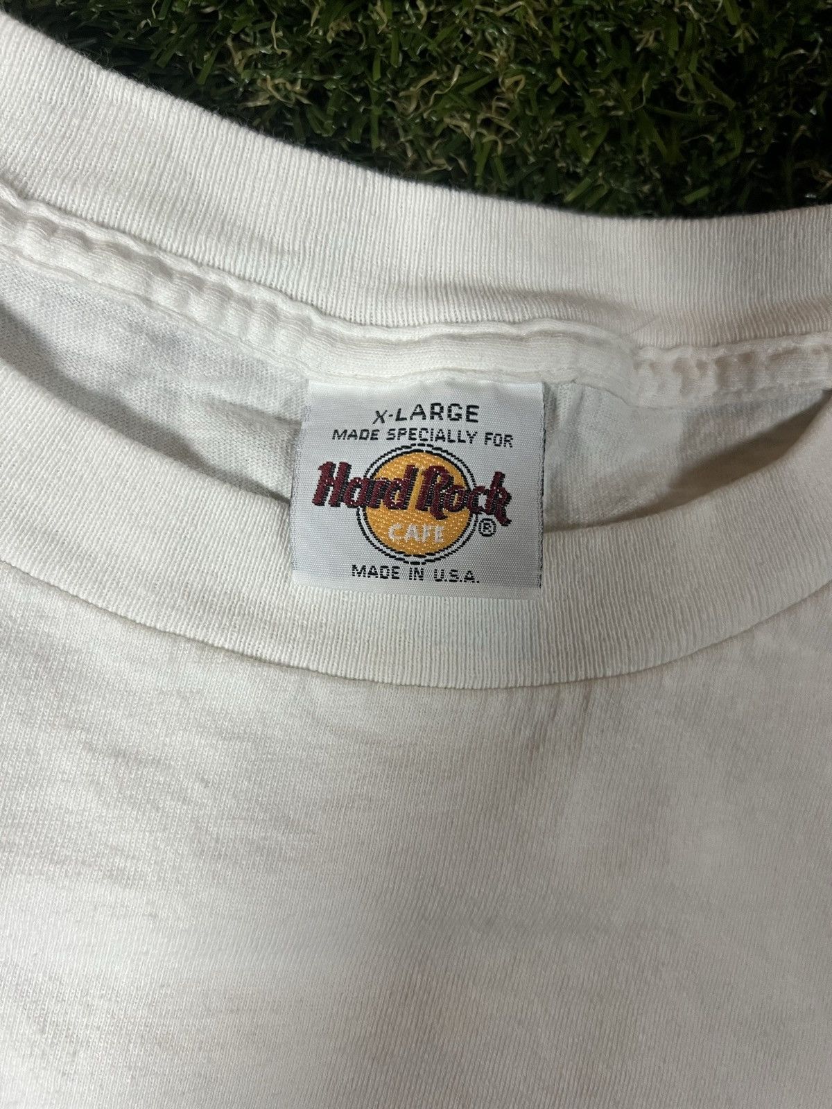 Hard Rock Cafe × Vintage Vintage 90s Mae in USA Hard Rock Cafe Orlando Essential Tee Size US XL / EU 56 / 4 - 4 Thumbnail