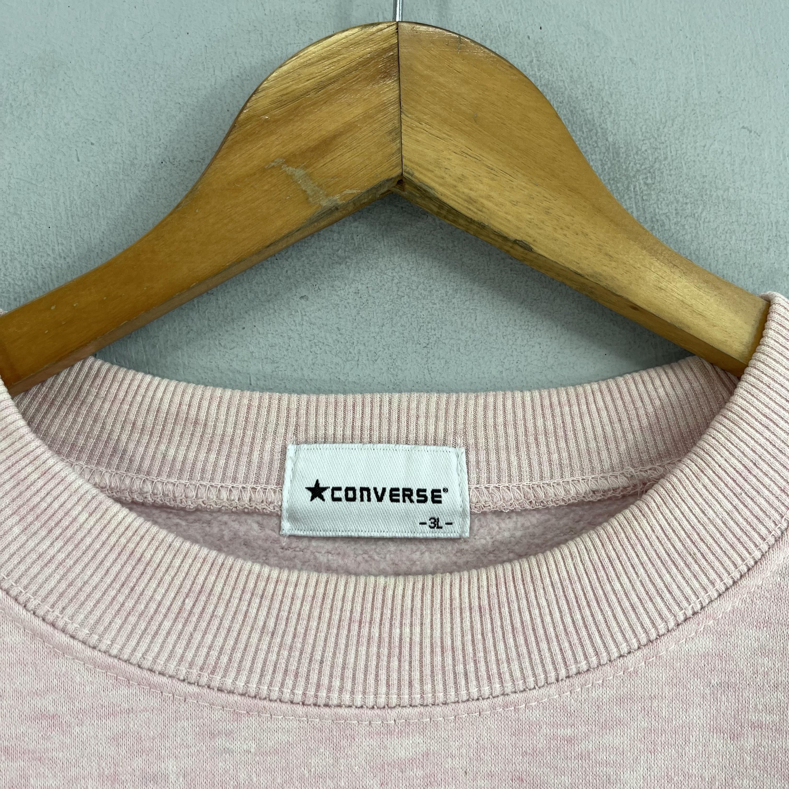 Converse × Vintage Vintage CONVERSE All Star Big Logo Spellout Baggy Sweatshirt Size US XXL / EU 58 / 5 - 4 Thumbnail