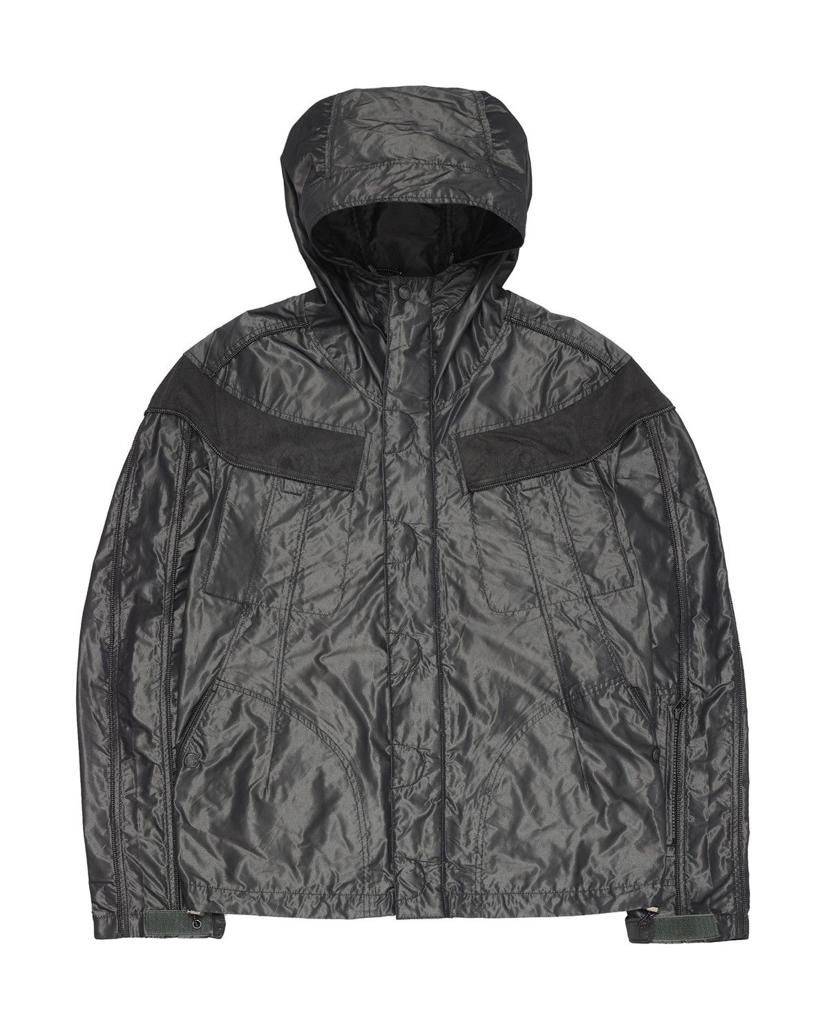 Marithe + Francois Girbaud MFG hooded track Jacket Size US S / EU 44-46 / 1 - 1 Thumbnail