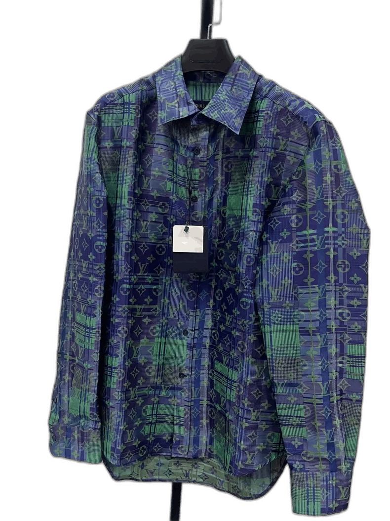 seafoam green mens dress shirt Men's Satin Dress Shirt main image 0