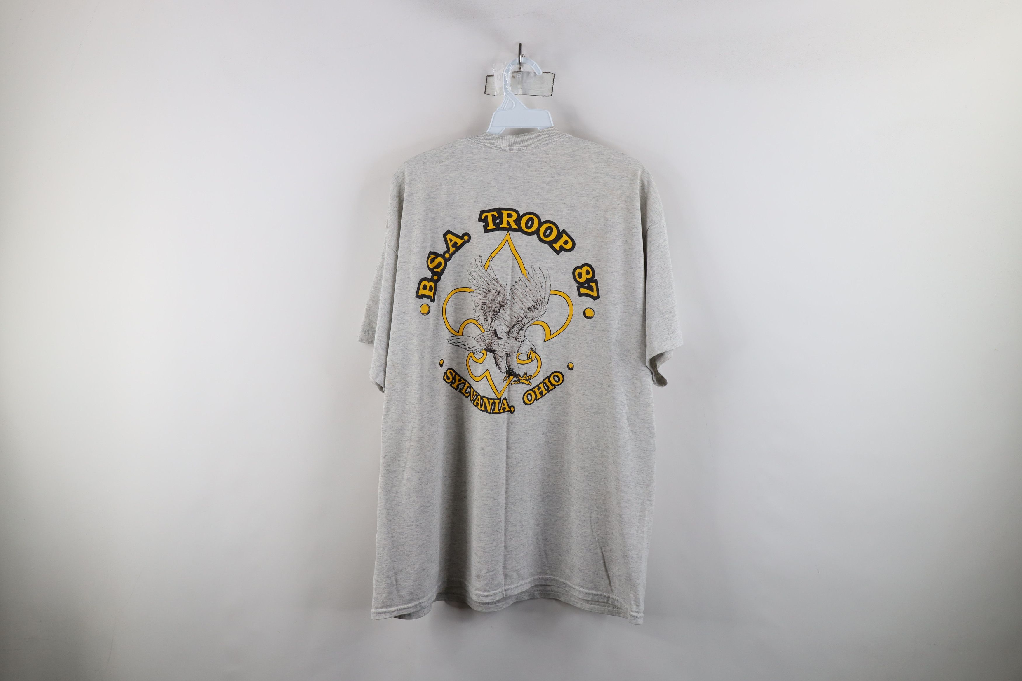 Vintage Vintage 90s Scouts of America Troop 87 Sylvania Ohio T-Shirt Size US XL / EU 56 / 4 - 12 Thumbnail
