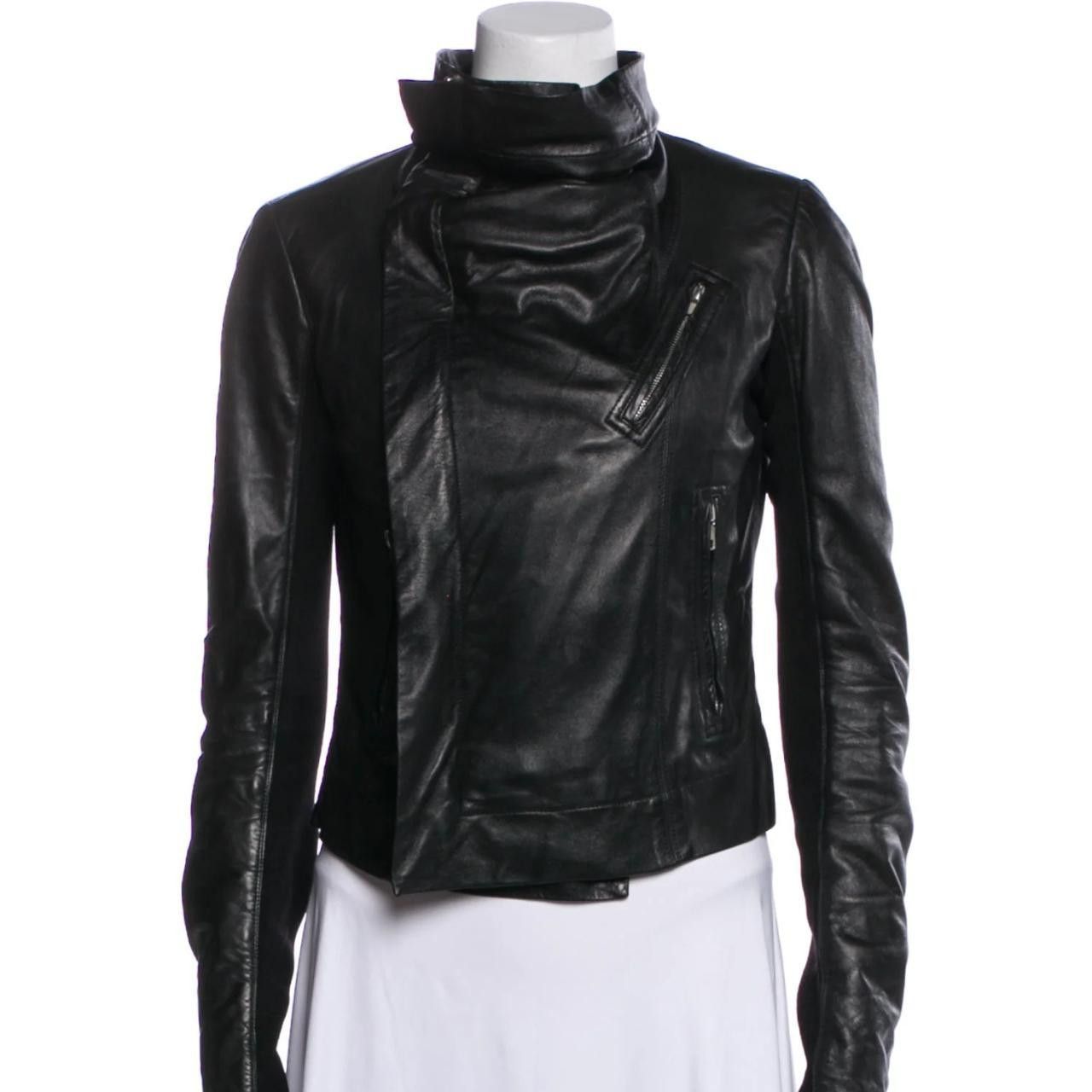 Rick Owens Rick Owens Lamb Leather Biker Jacket Size M / US 6-8 / IT 42-44 - 1 Thumbnail