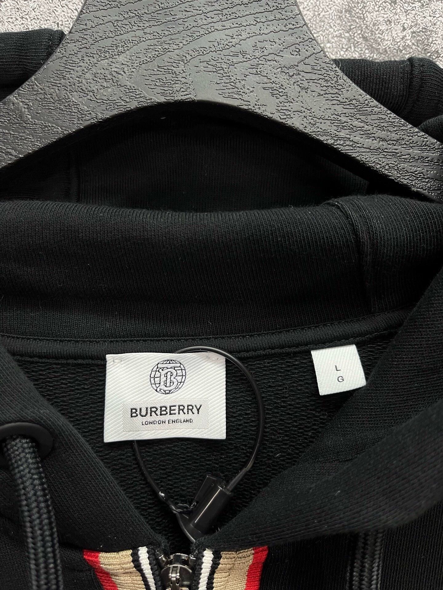 Burberry Burberry Striped Hooded Jacket L 99 New Size US L / EU 52-54 / 3 - 3 Thumbnail
