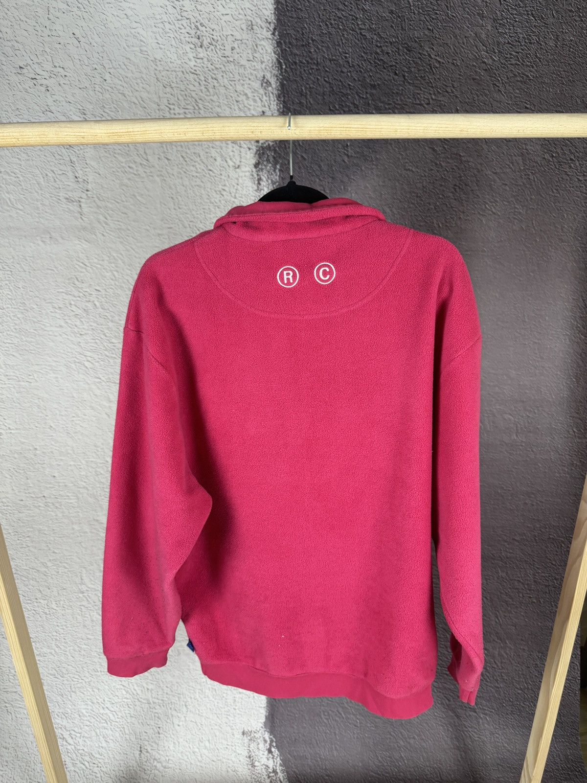 Designer × Japanese Brand Goodbois Pink 1/4 zip fleece pullover sweater Size US M / EU 48-50 / 2 - 12 Thumbnail