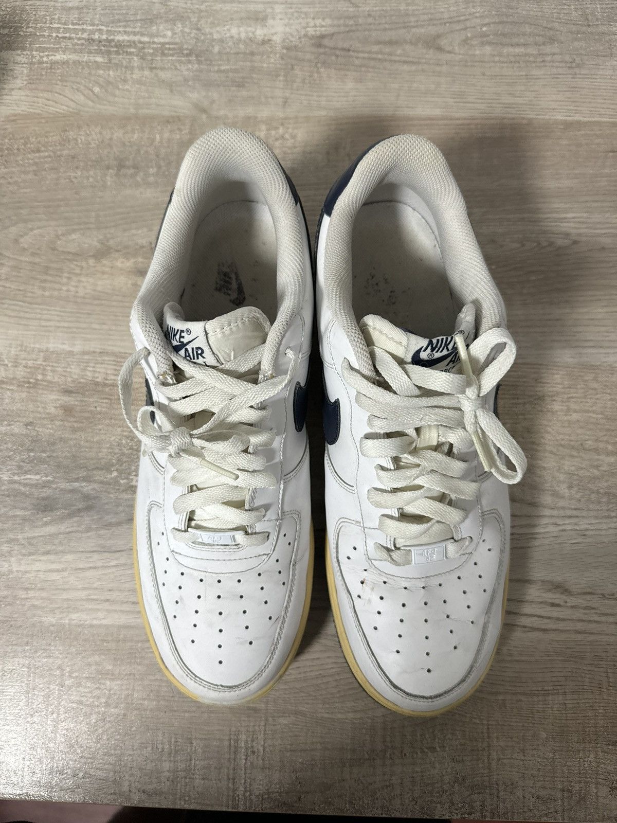 Nike Nike Air Force 1 2012 Midnight Navy Obsidian Size US 11 / EU 44 - 3 Thumbnail