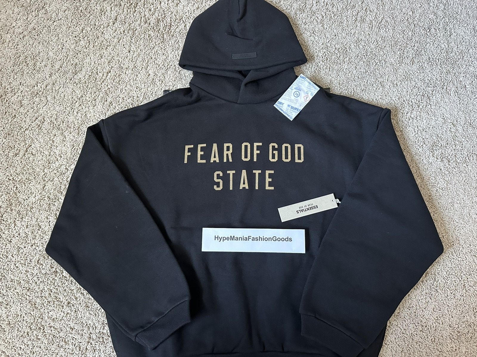 Essentials × Fear of God Fear of God Essentials Fleece Hoodie Black Size US XS / EU 42 / 0 - 2 Thumbnail
