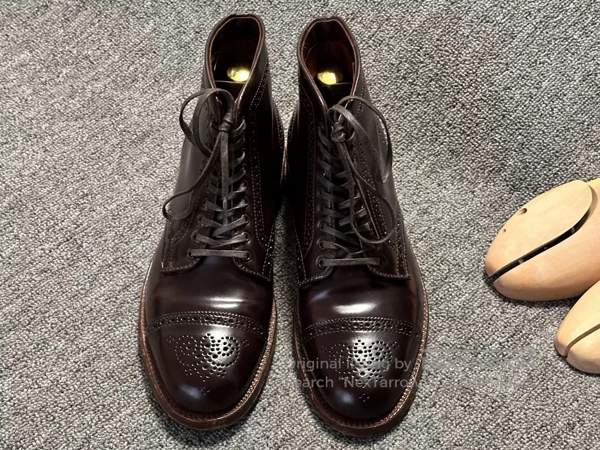 Alden Alden Medallion StraightTip Boot. Size US 7.5 / EU 40-41 - 9 Thumbnail